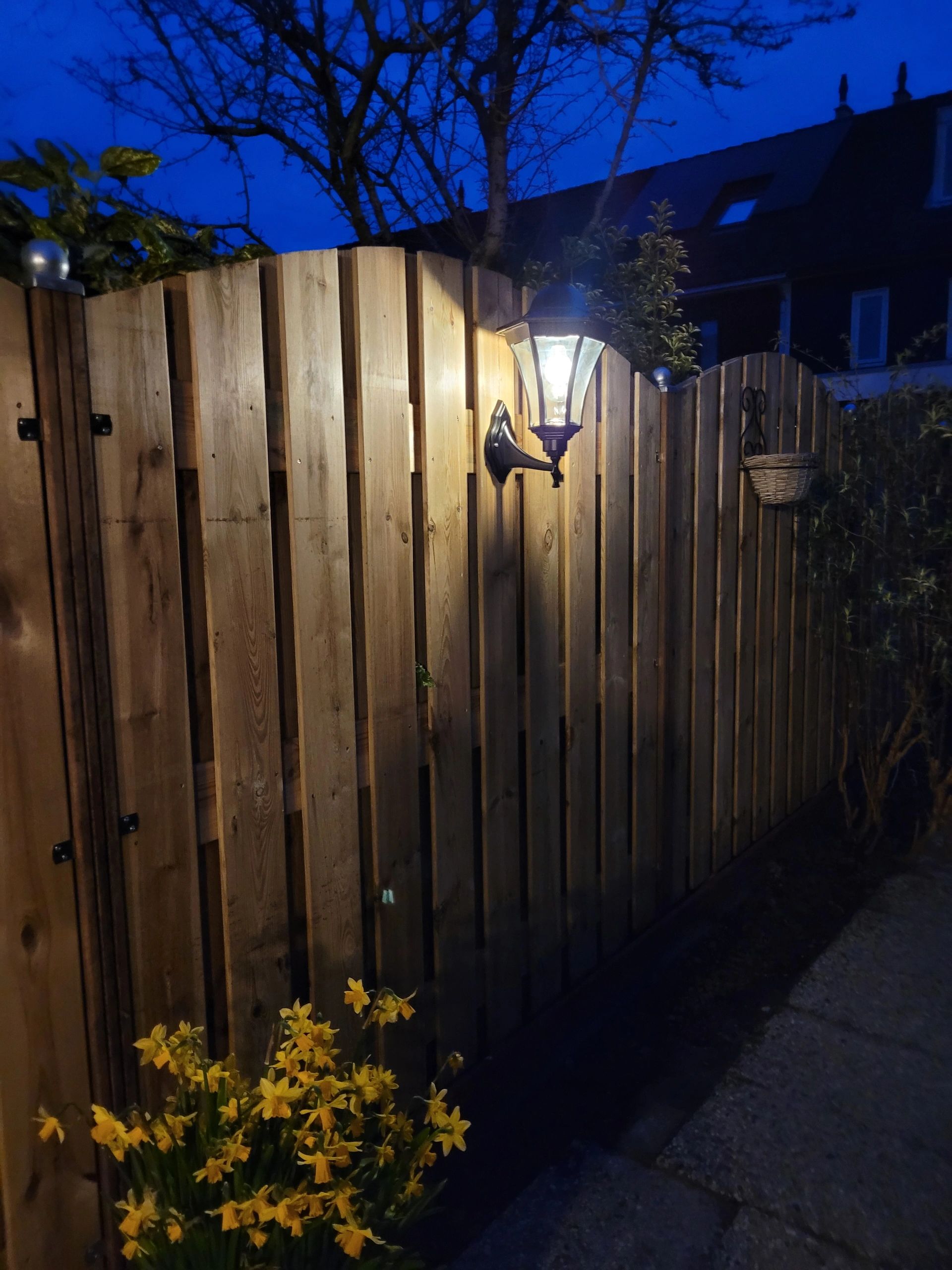 Solar buitenlamp Sheffield wandlamp op zonne energie