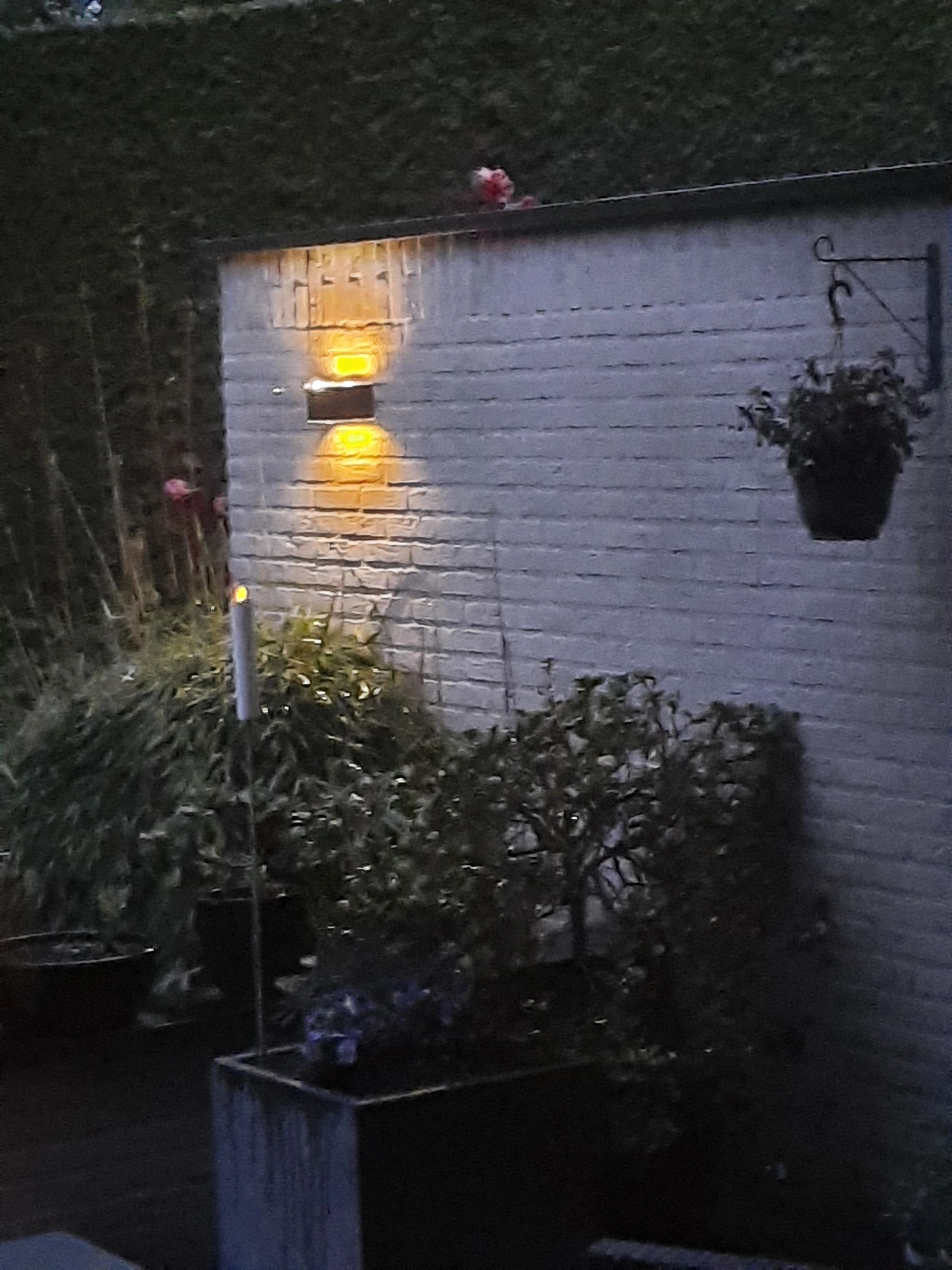 Solar LED wandlamp up downlight Olaf