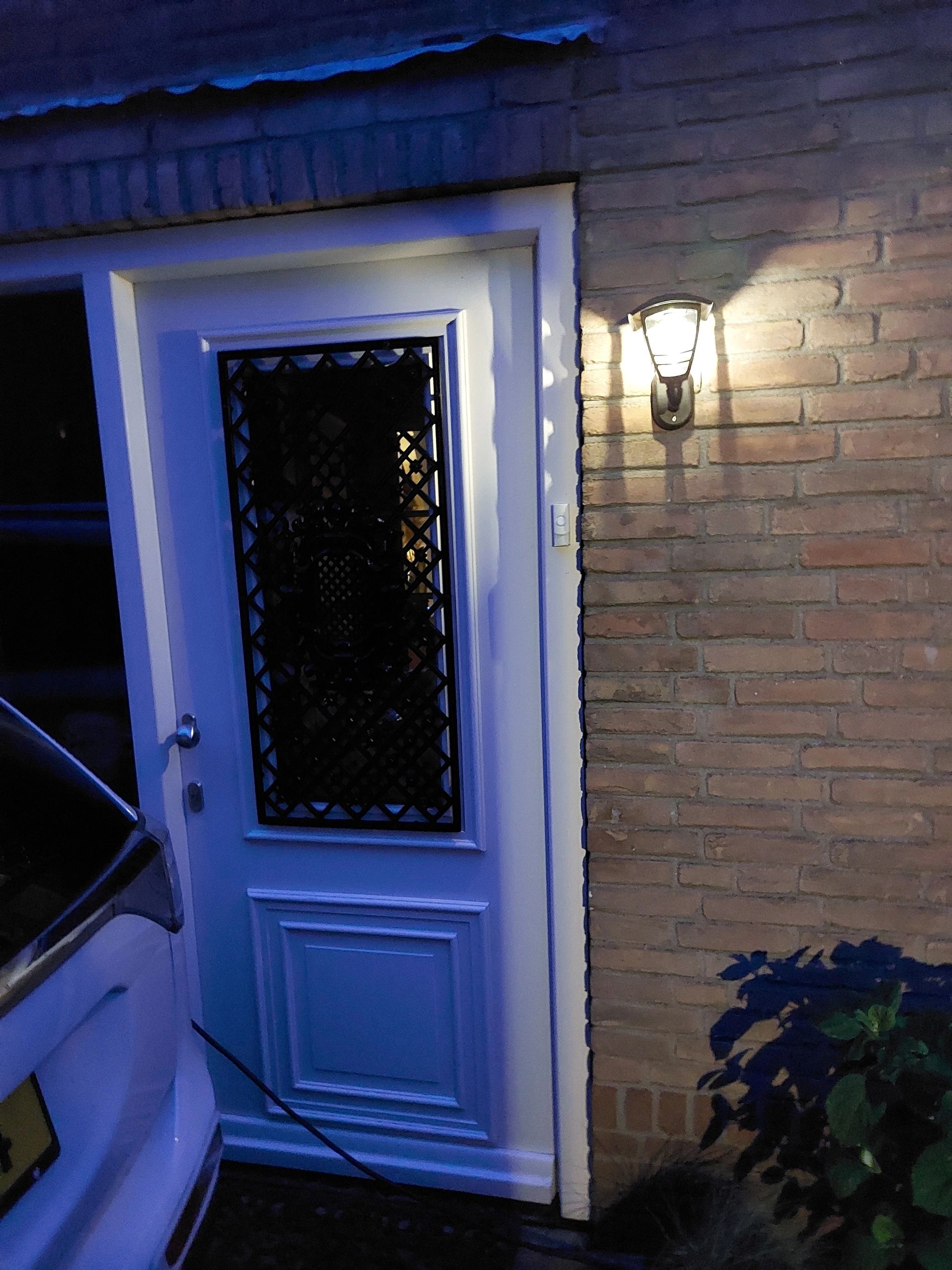 Solar wandlamp Prickle met warm wit licht set van 2