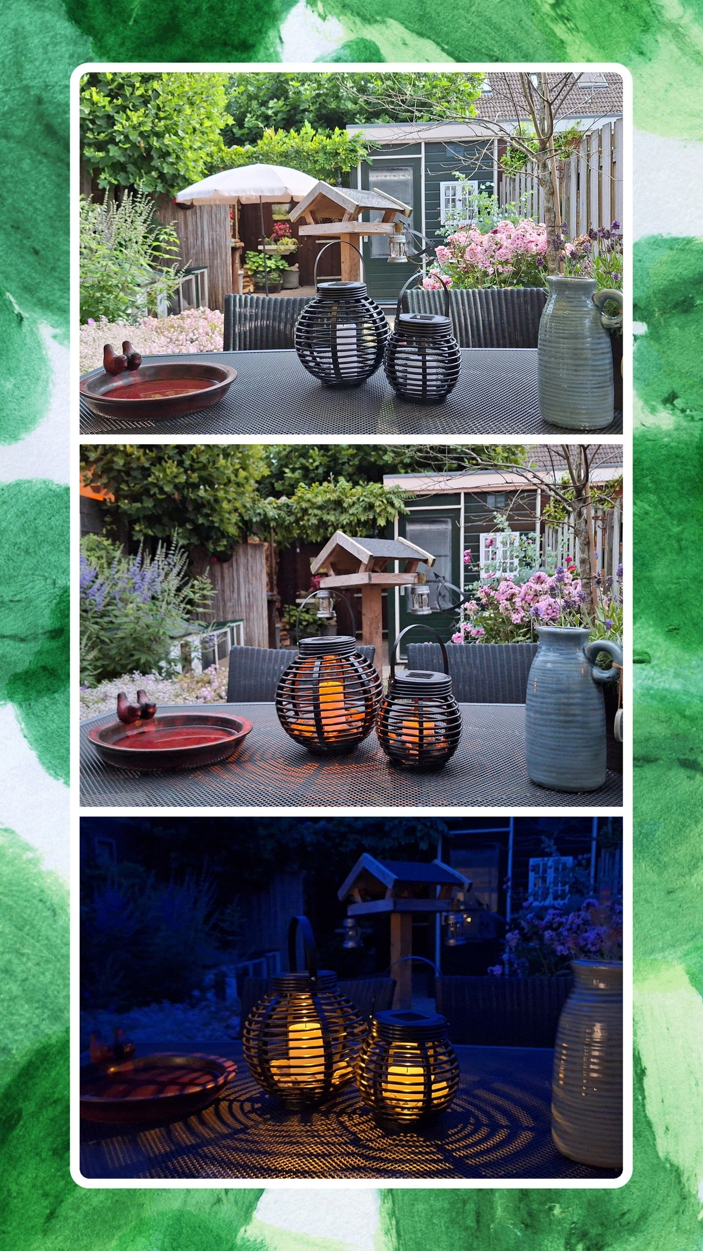 Solar Basket Small voordeelset 3 lampen op zonne energie