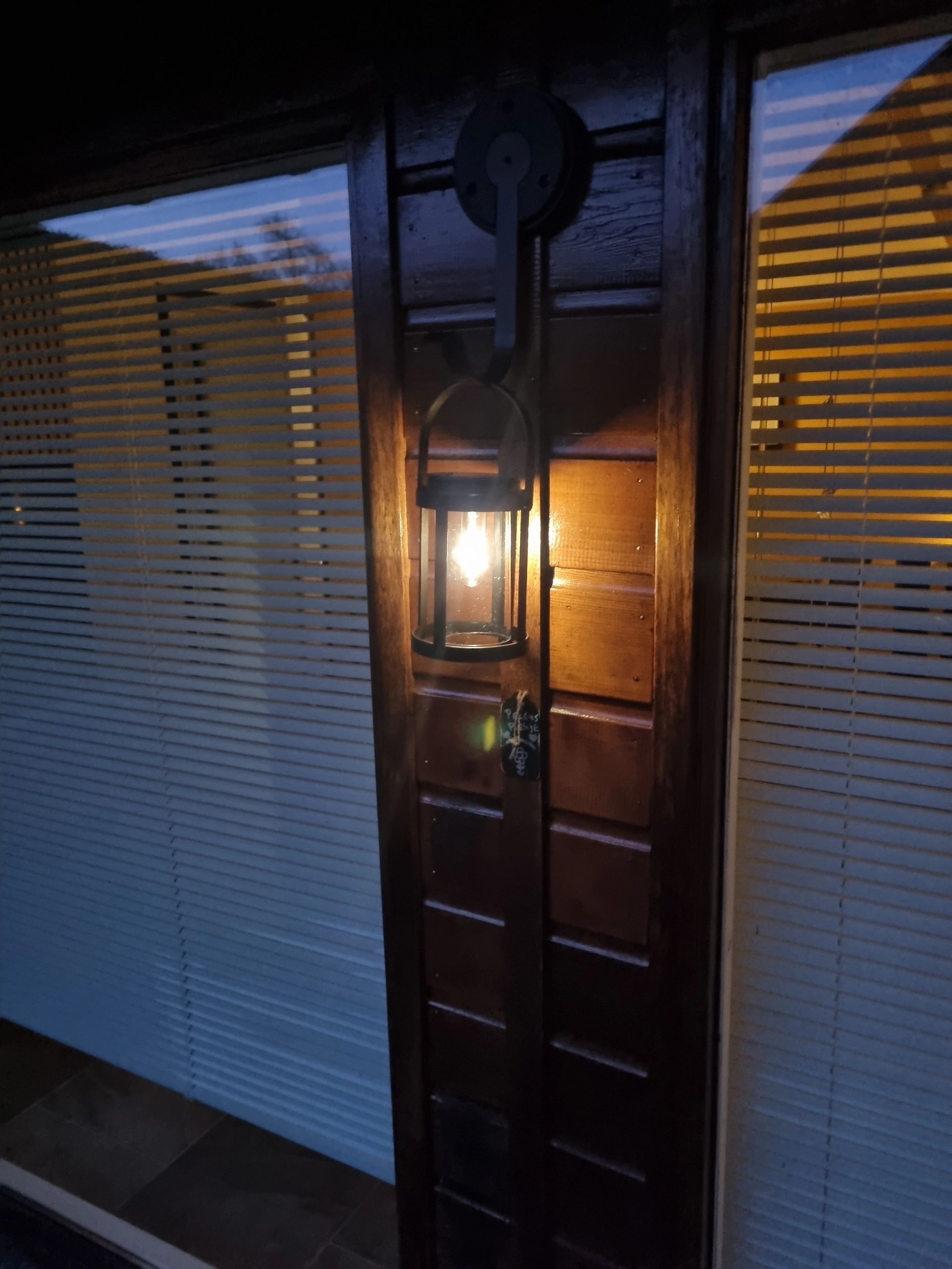 Solar wandlamp Venice met led filament lamp - Voordeelset 2 stuks