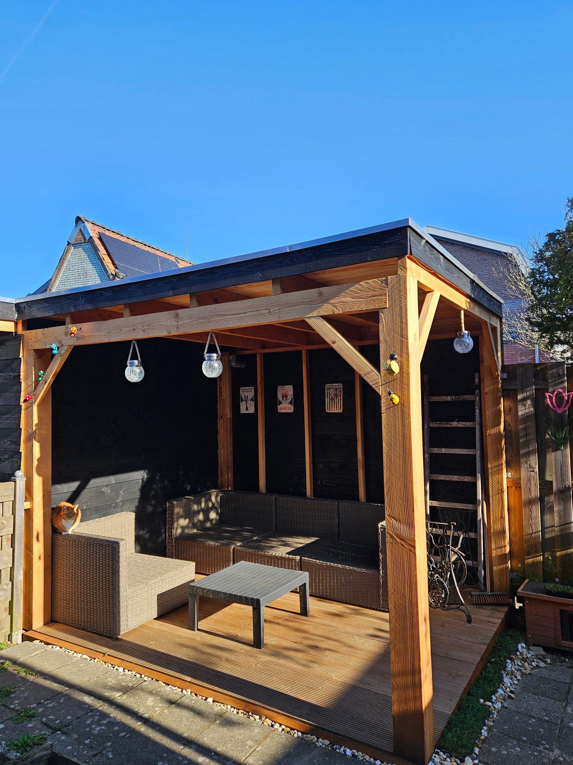 Solar hanglamp Betsy op zonne-energie - Voordeelset 3 stuks - Glazen bol met 30 leds