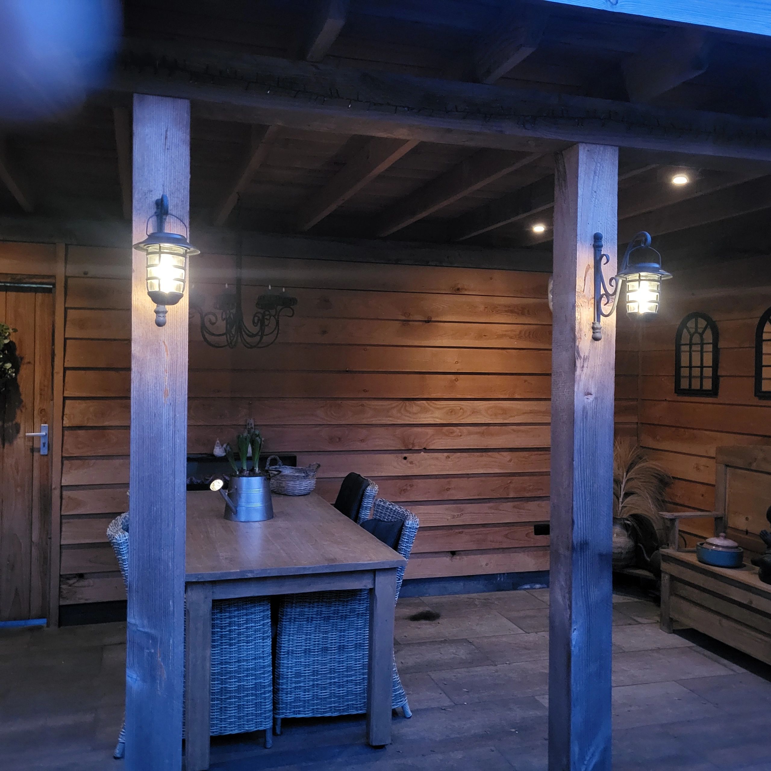 3 stuks Zwarte solarlamp Sting - hanglamp, priklamp en tafellamp-in 1