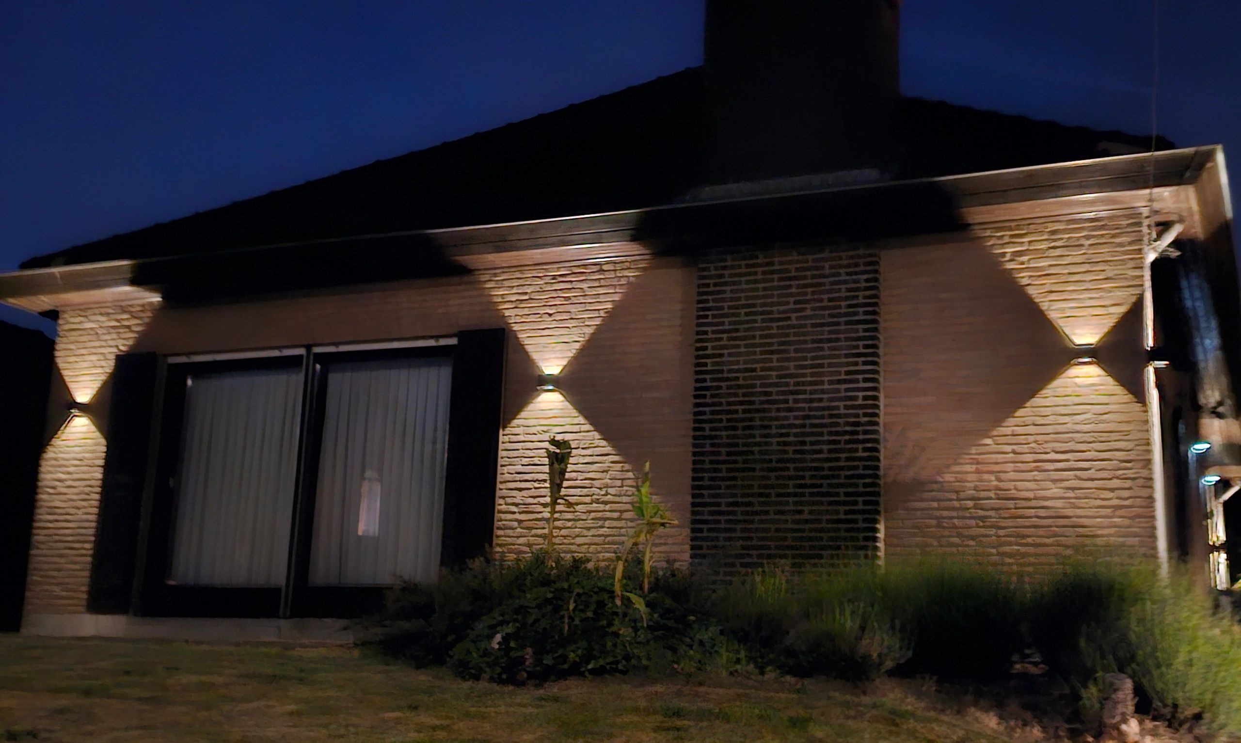 Solar wandlamp Ebbe - Voordeelset van 2 stuks