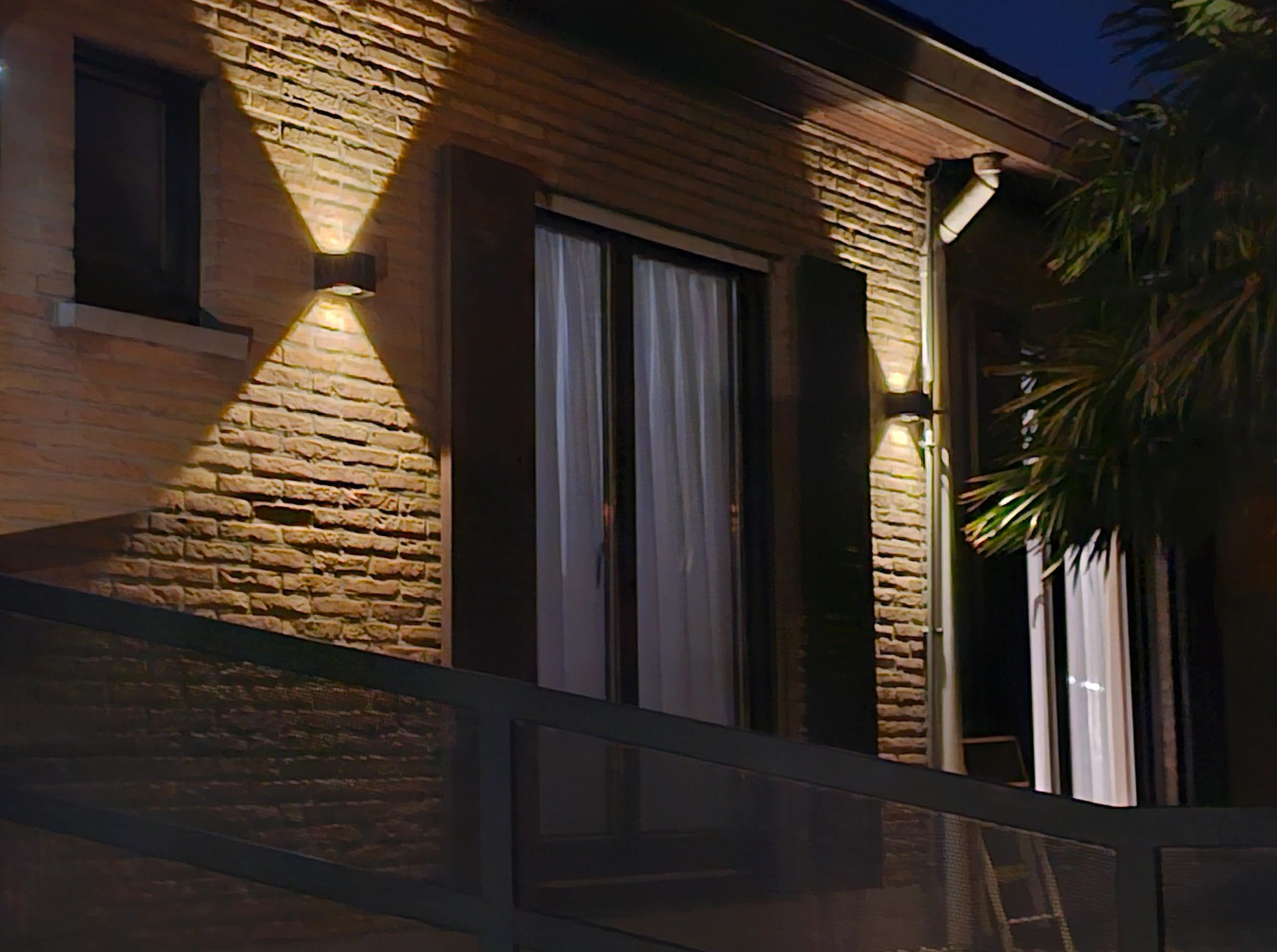 Solar wandlamp Ebbe - Voordeelset van 2 stuks
