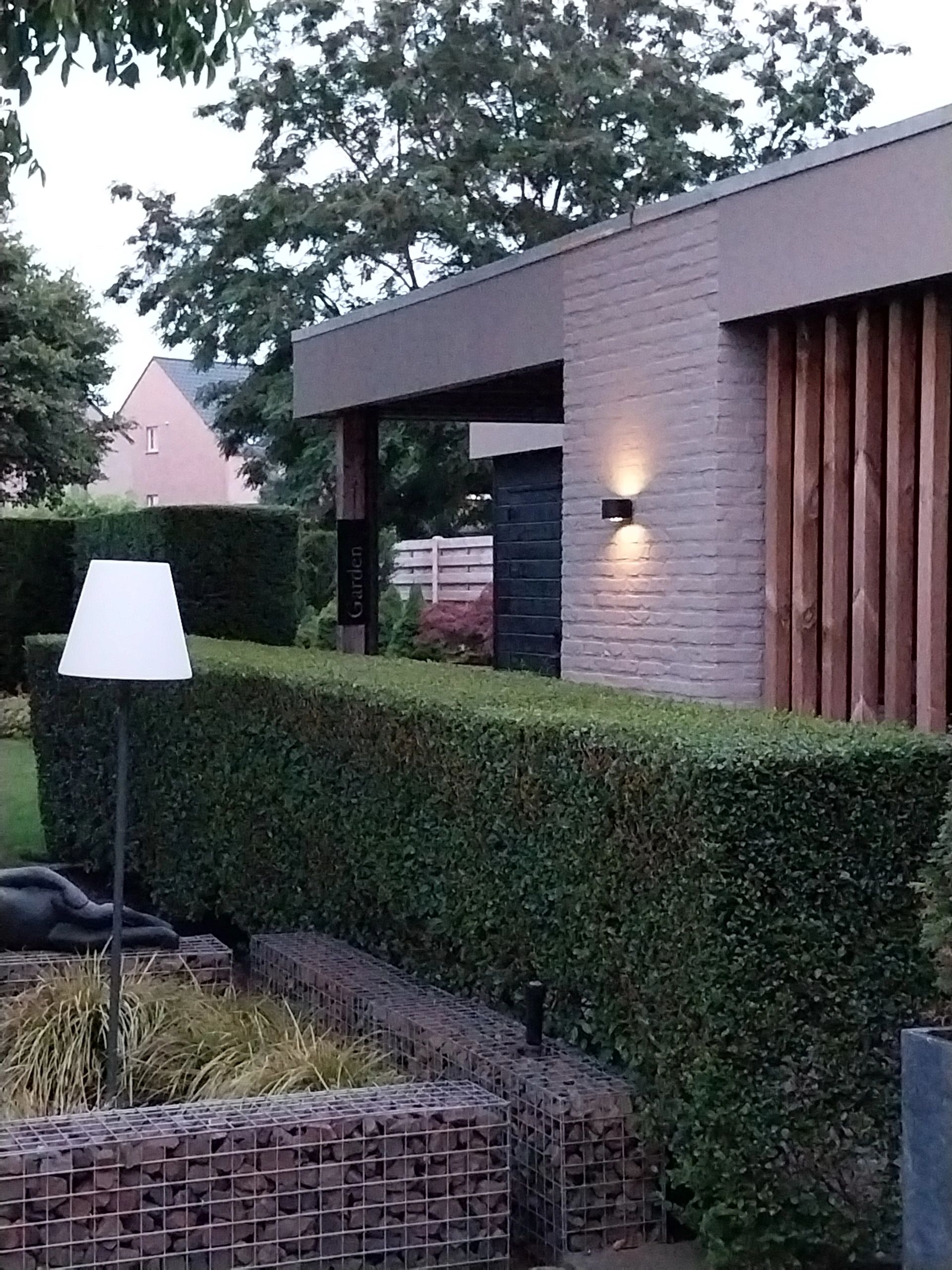 Solar LED wandlamp up downlight Emme rond