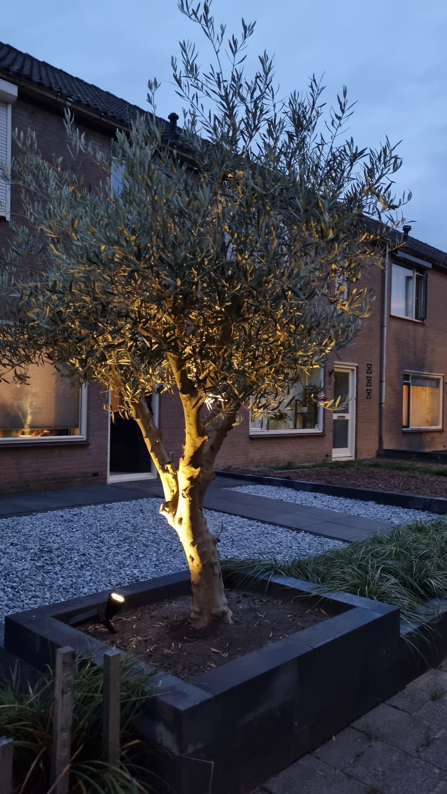 Solar spot Highlight voor wandmontage of grondspies warm wit voordeelset 3