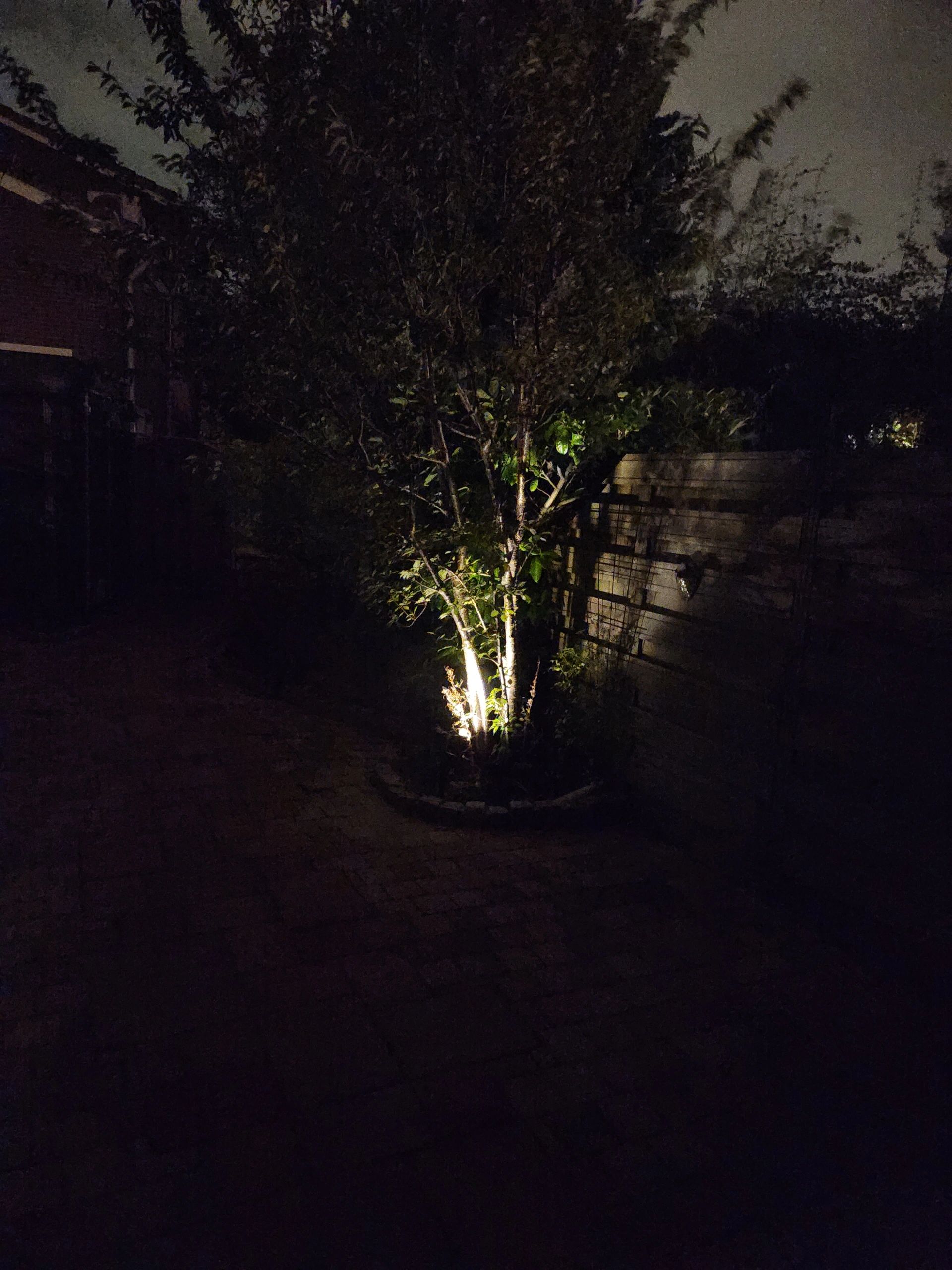 Solar spot Highlight voor wandmontage of grondspies warm wit voordeelset 3