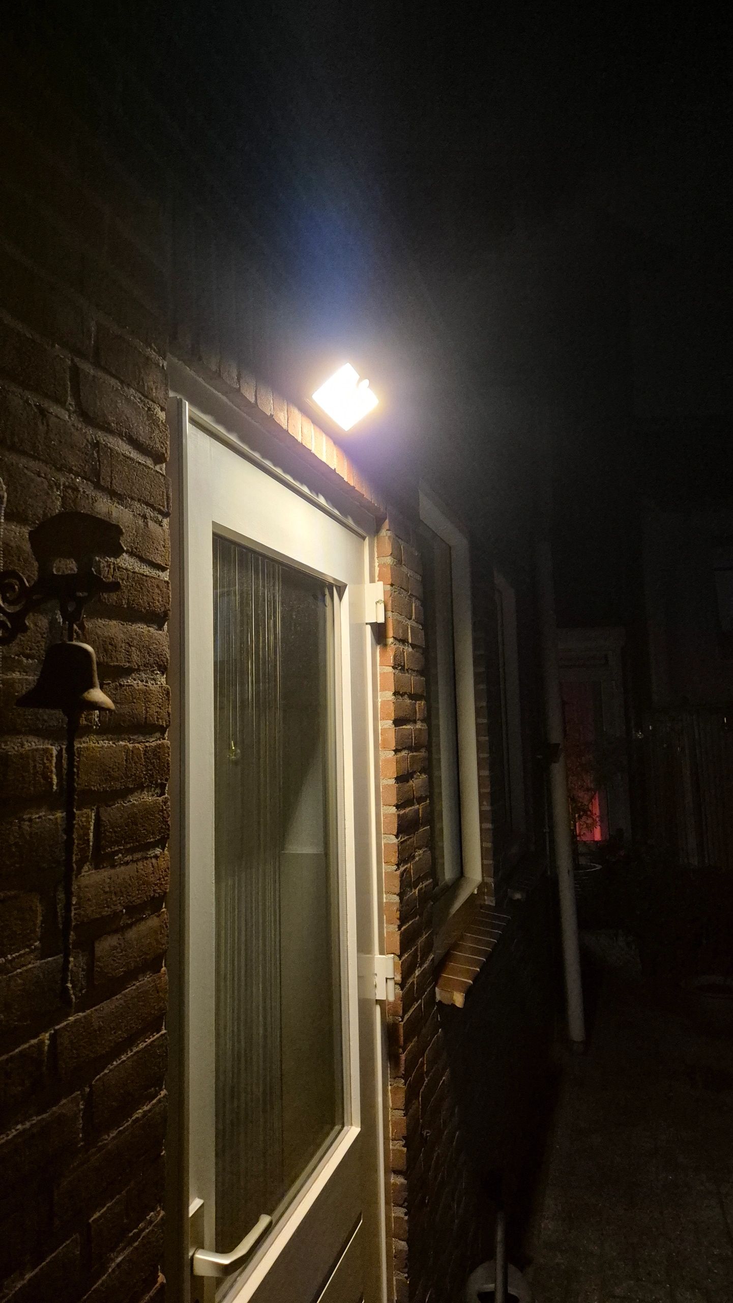 Solar buitenlamp wandlamp Motion IV met bewegingsmelder op zonne energie