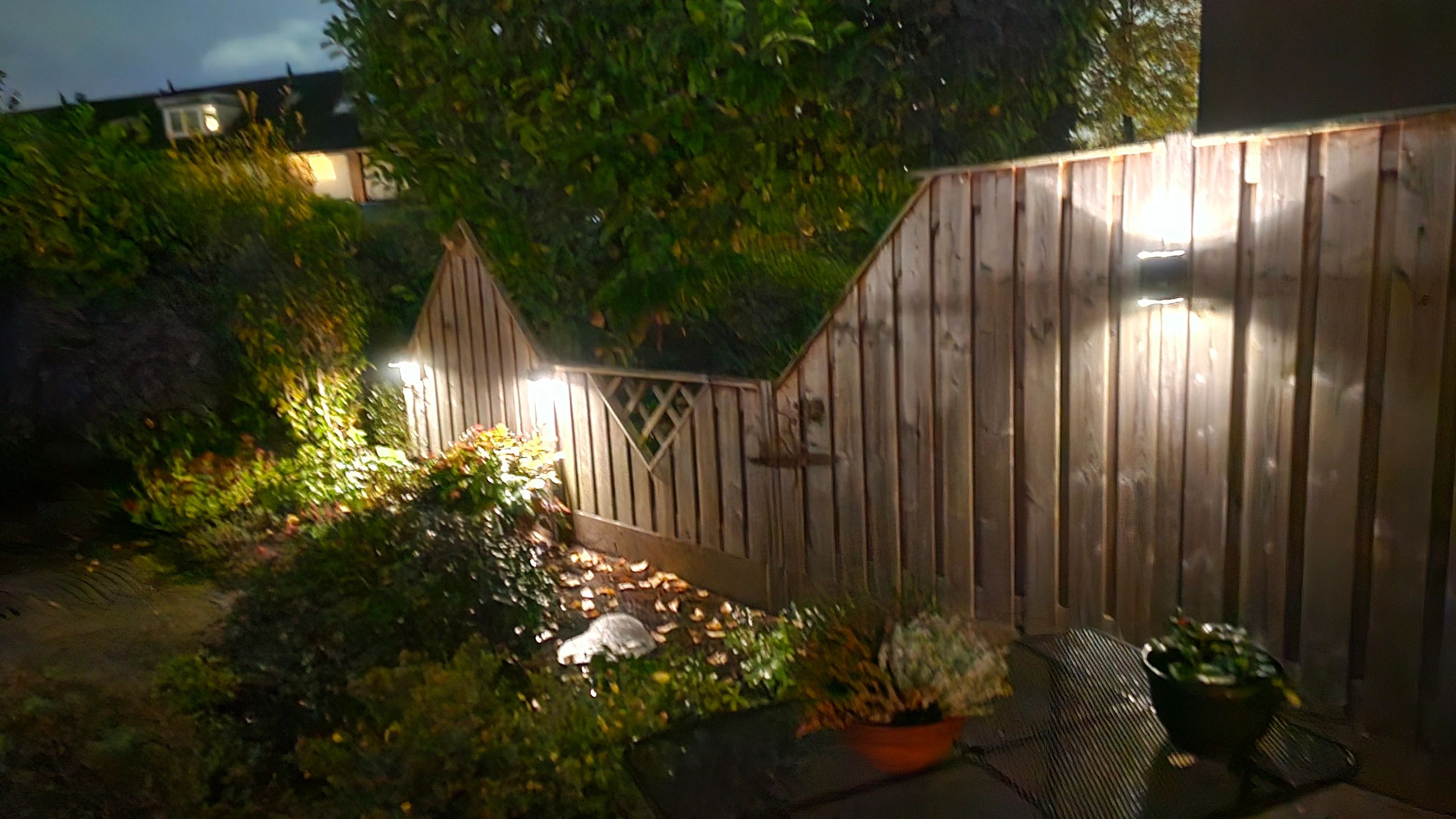 Solar LED wandlamp op zonne energie Sven recht - Voordeelset van 2 stuks