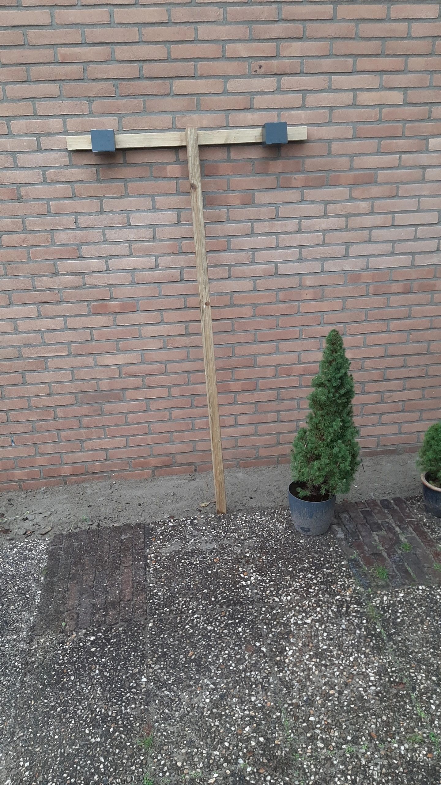 Solar LED wandlamp op zonne energie Sven recht - Voordeelset van 2 stuks