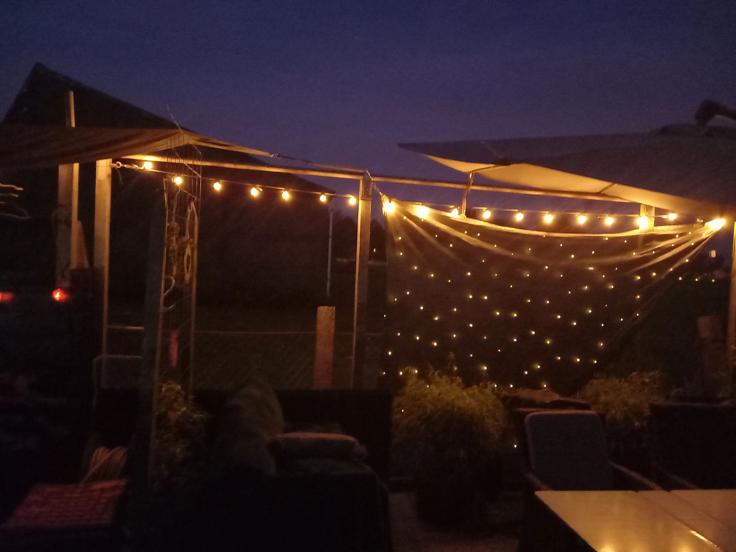 Solar lichtslinger Chain | Met 10 warm witte led filament lampen