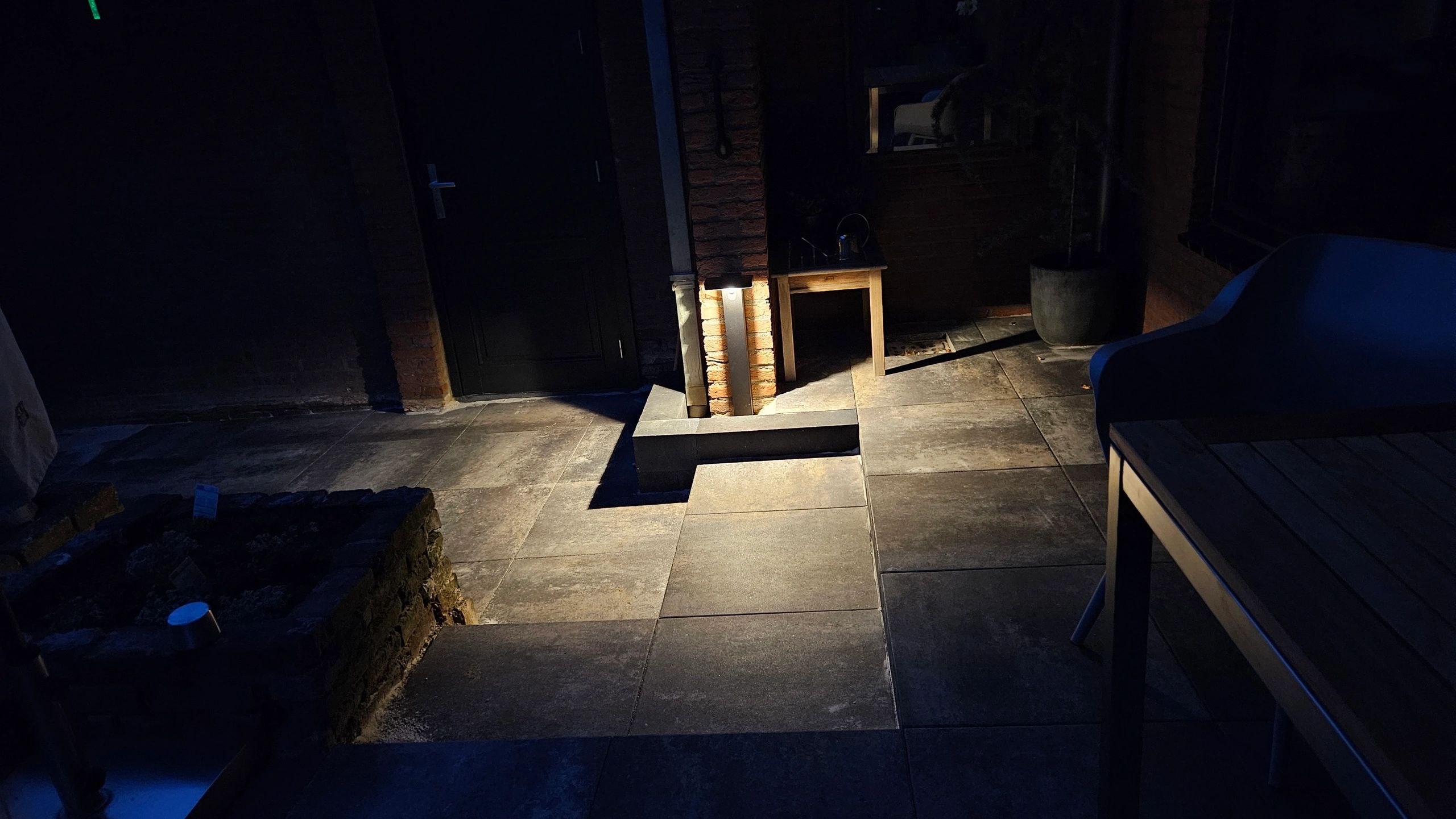 Solar LED staande lamp Oslo met bewegingssensor