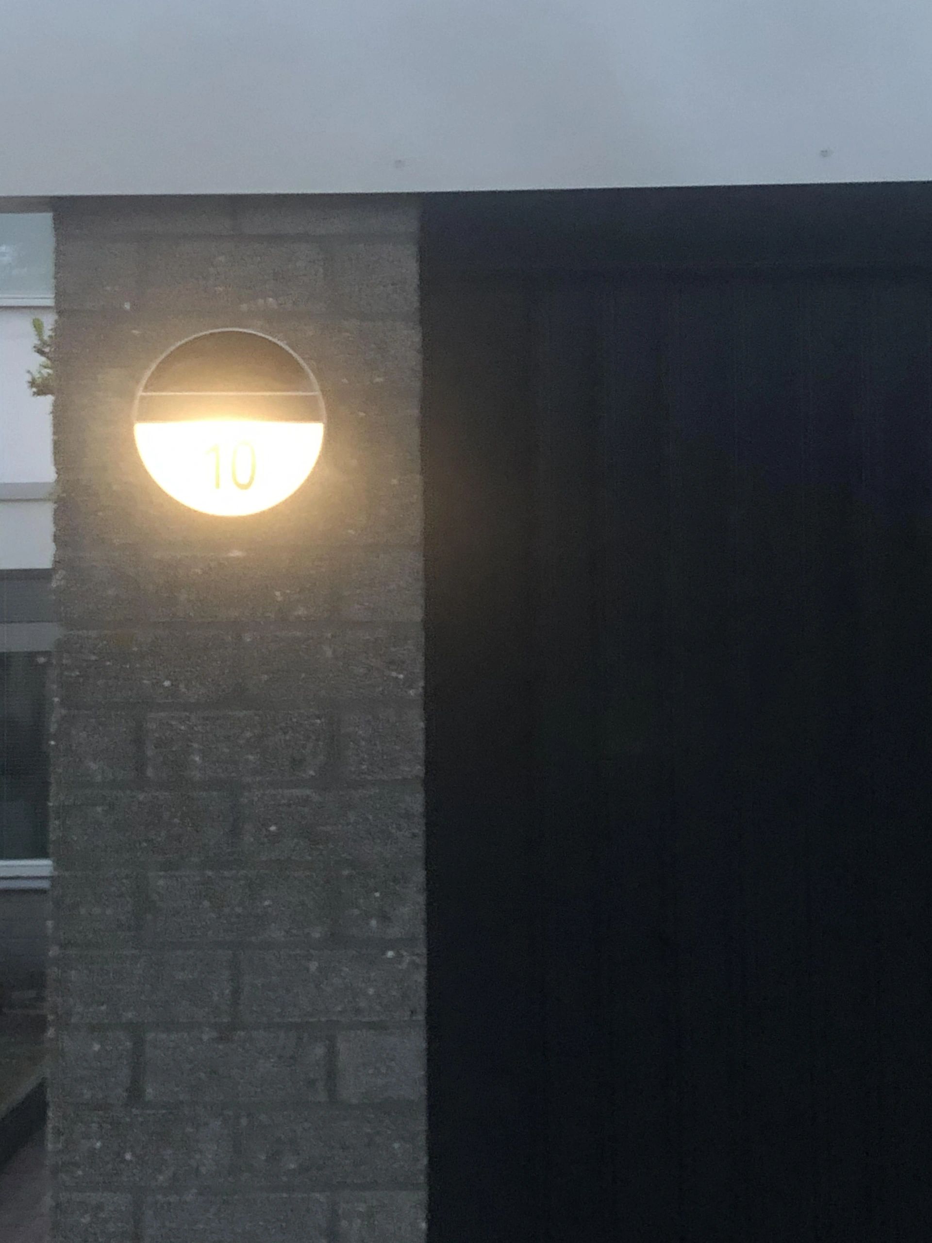 Solar Huisnummer Chi op zonne energie inclusief nummers