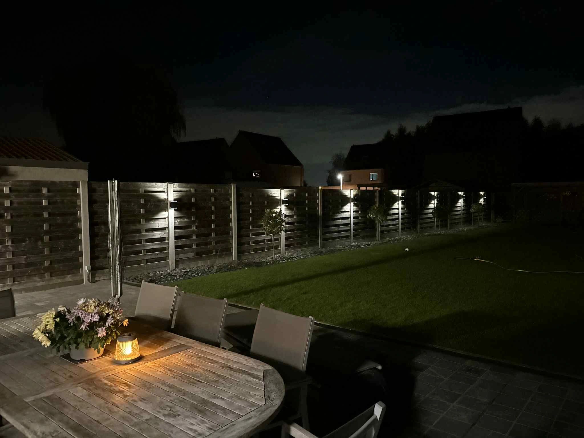 Solar LED wandlamp up downlight Sverre recht - Voordeelset van 2 stuks
