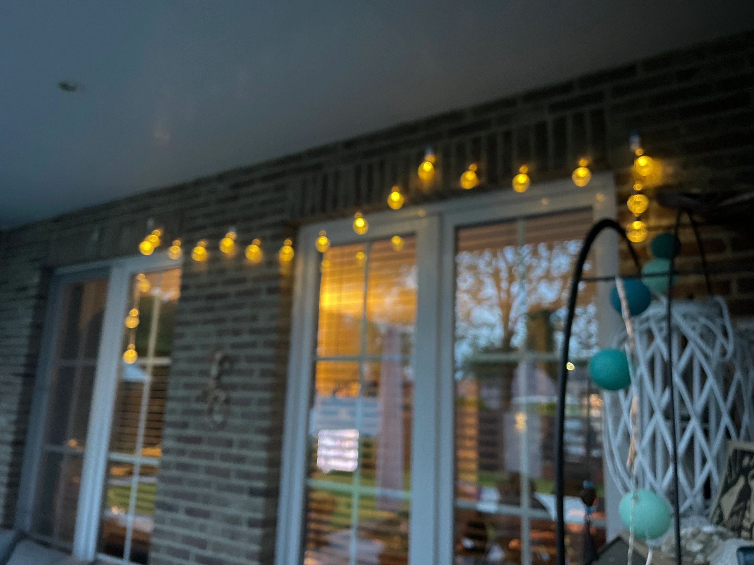 Solar lichtslinger Diamond met 20 warm witte led lampen