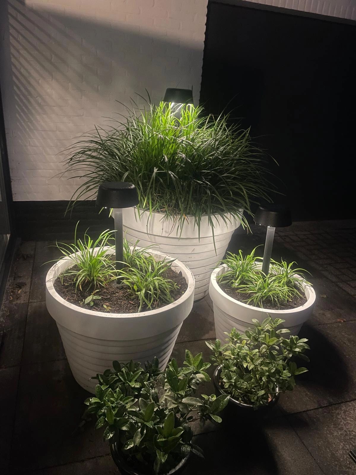 Staande solarlamp Edison op zonne-energie - Warm wit licht - 50 cm hoog