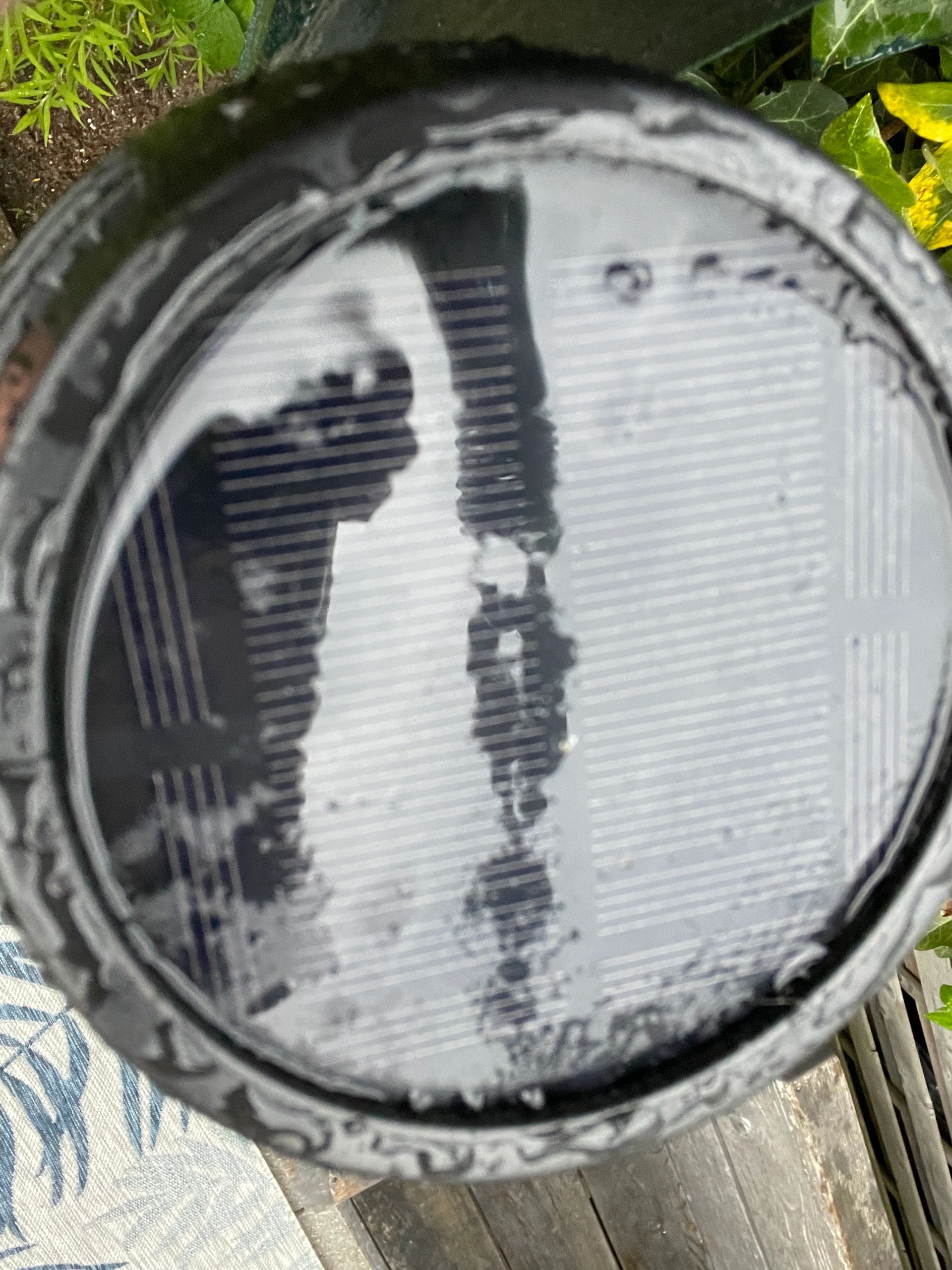 Solarlamp Fakkel zwart met schemersensor