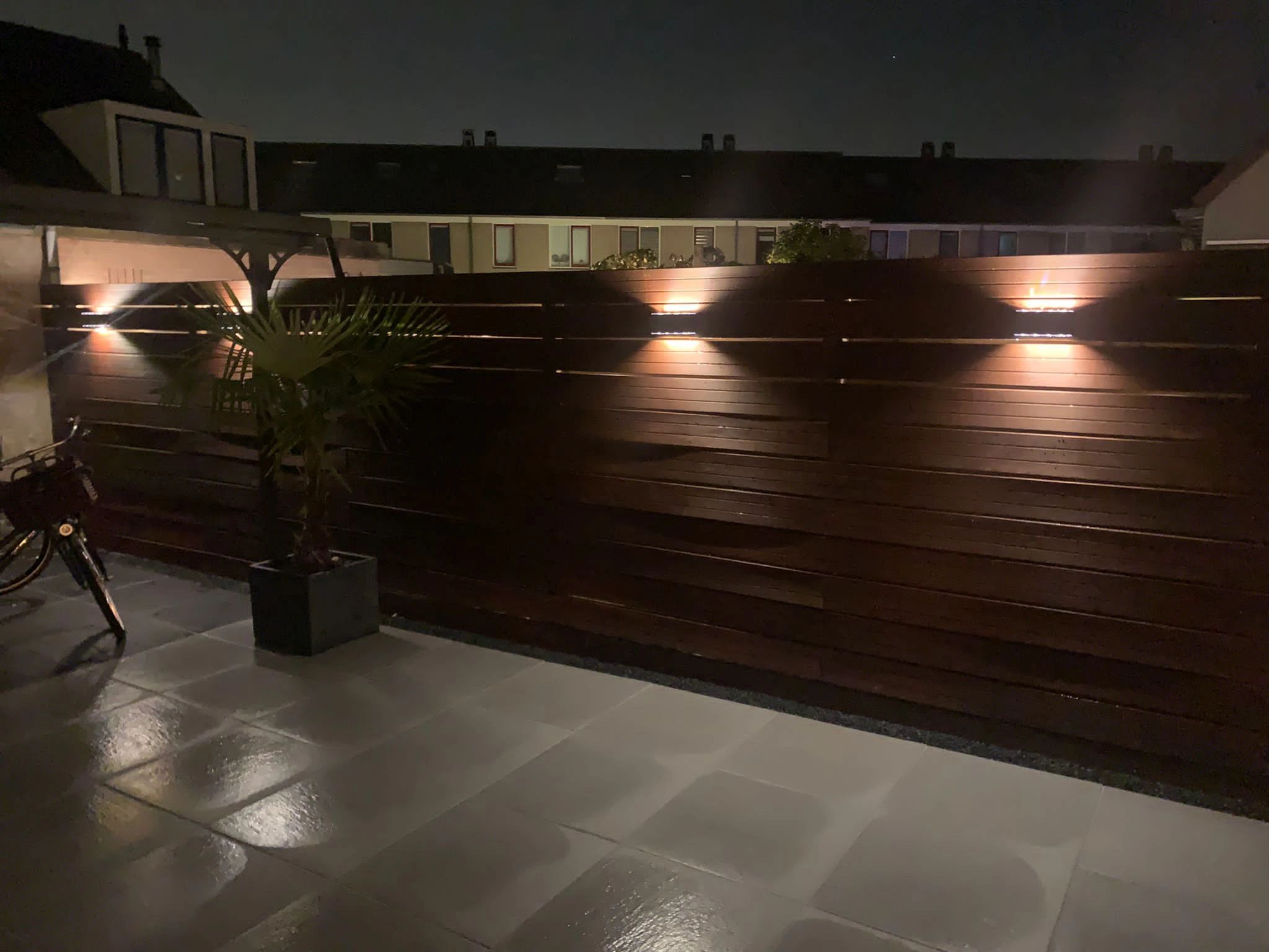 Solar LED wandlamp up downlight Olaf