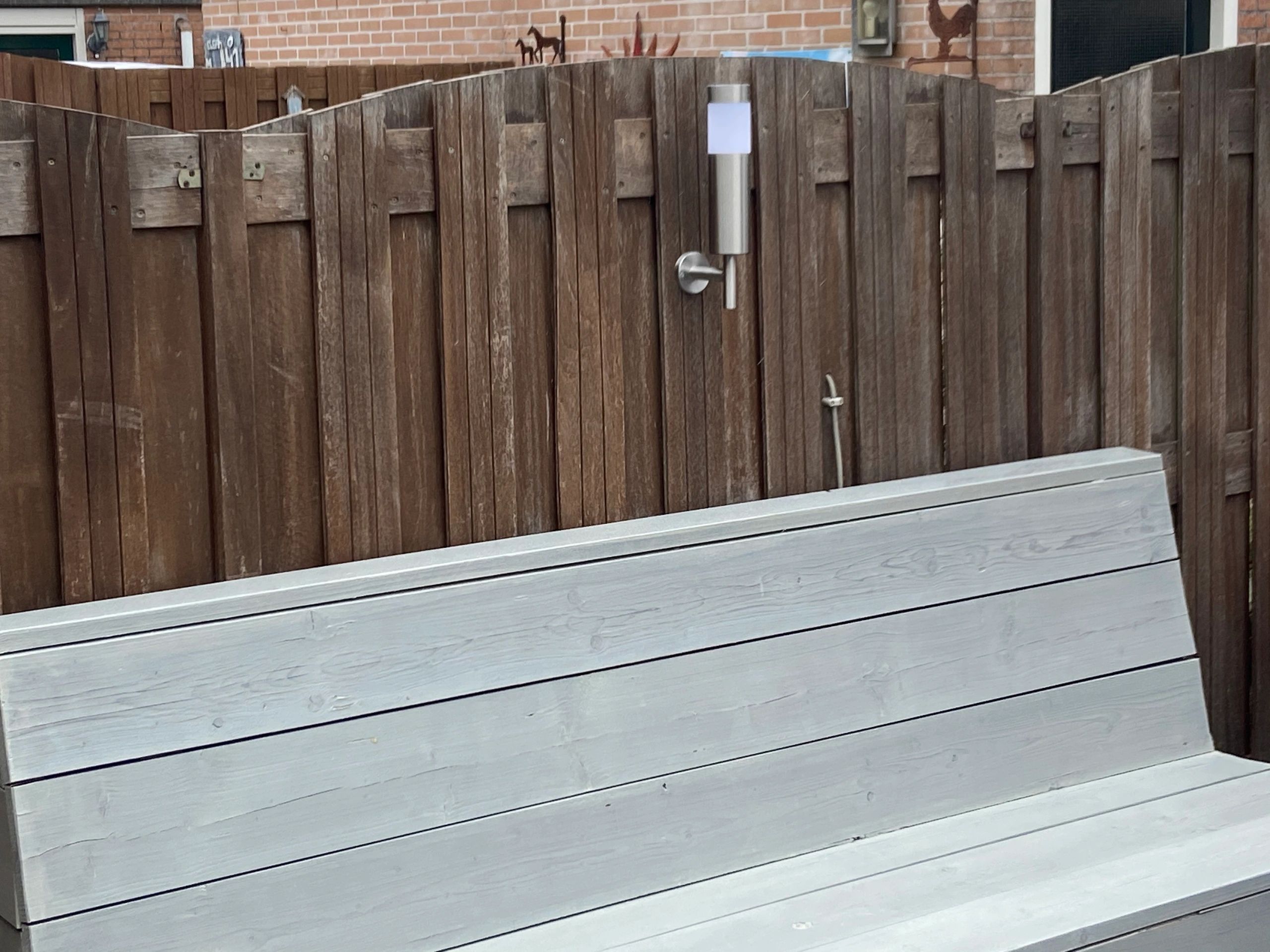 Solar wandlamp Lucifer RVS op zonne energie - Voordeelset 4 stuks