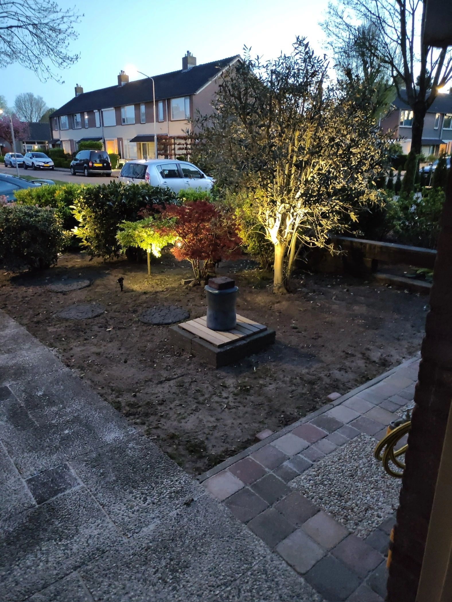 Solar spots Double Twins met vier spots en los solarpaneel