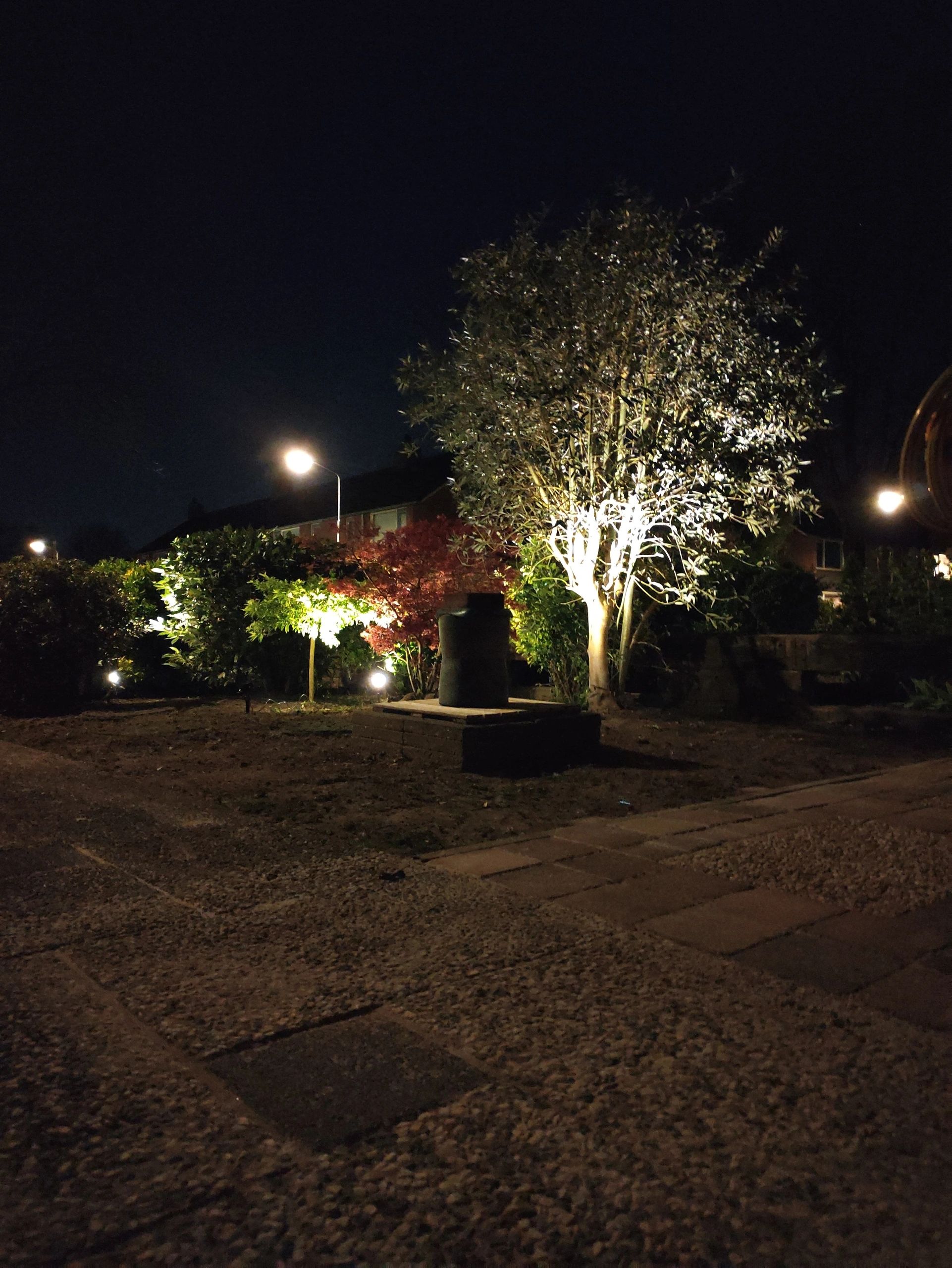 Solar spots Double Twins met vier spots en los solarpaneel