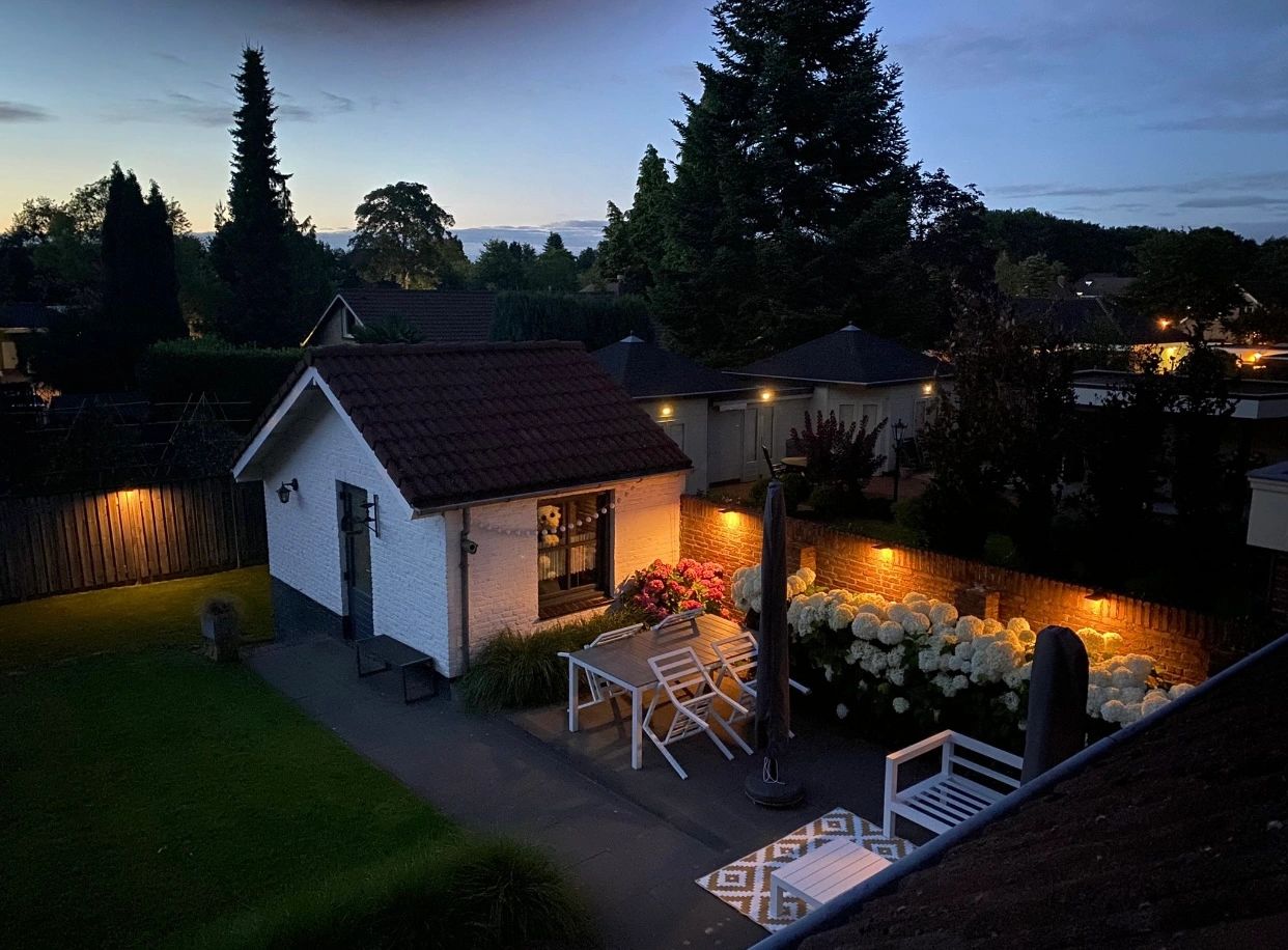 Solar wandlamp Slim met 36 leds en bewegingsmelder Zwart op zonne energie