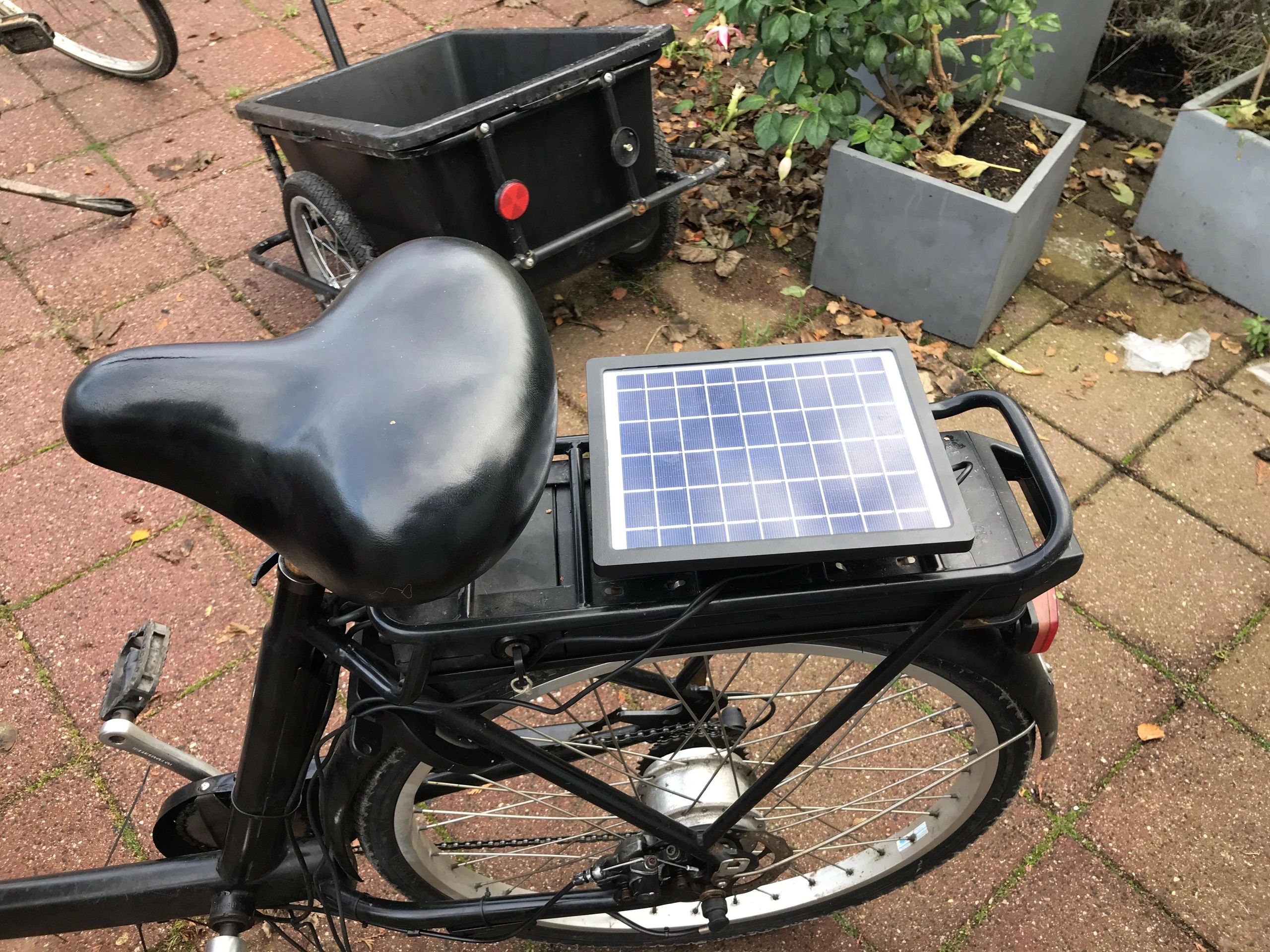 Solar wandspot Heads complete set met twee spots en los solarpaneel