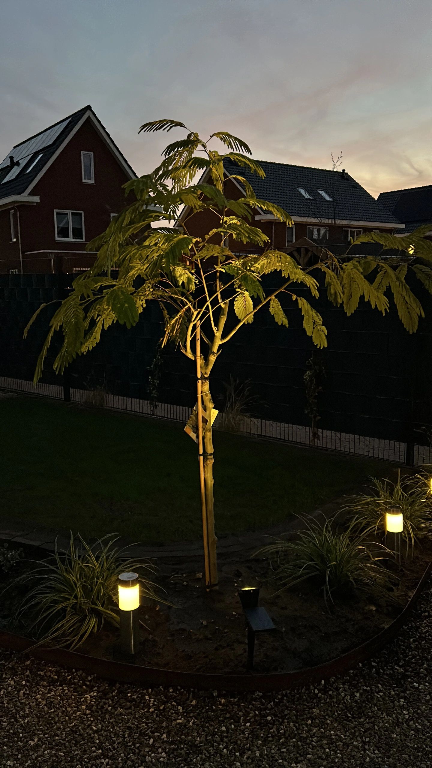 Solar spot Highlight voor wandmontage of grondspies warm wit voordeelset 2
