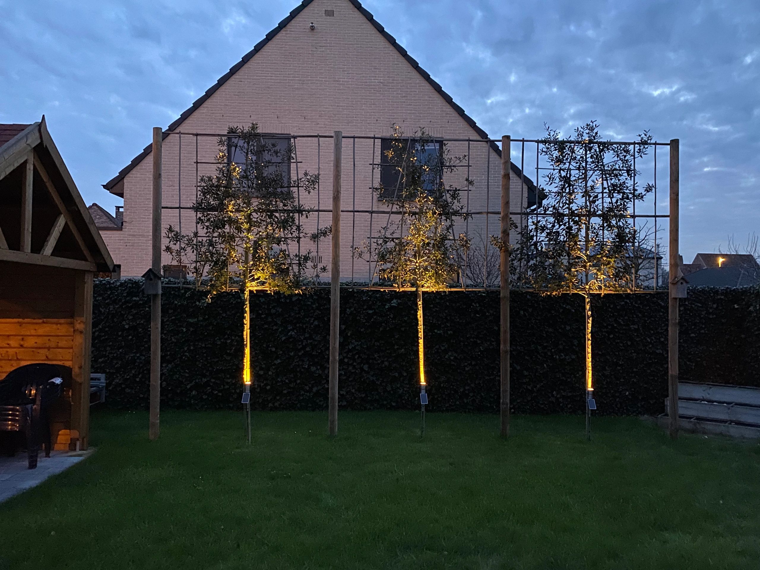 Solar spot Accent met grondspies warm wit