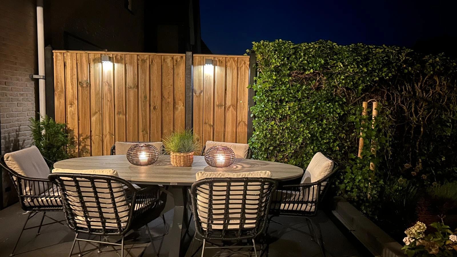 Solar LED wandlamp op zonne energie Sven recht - Voordeelset van 2 stuks