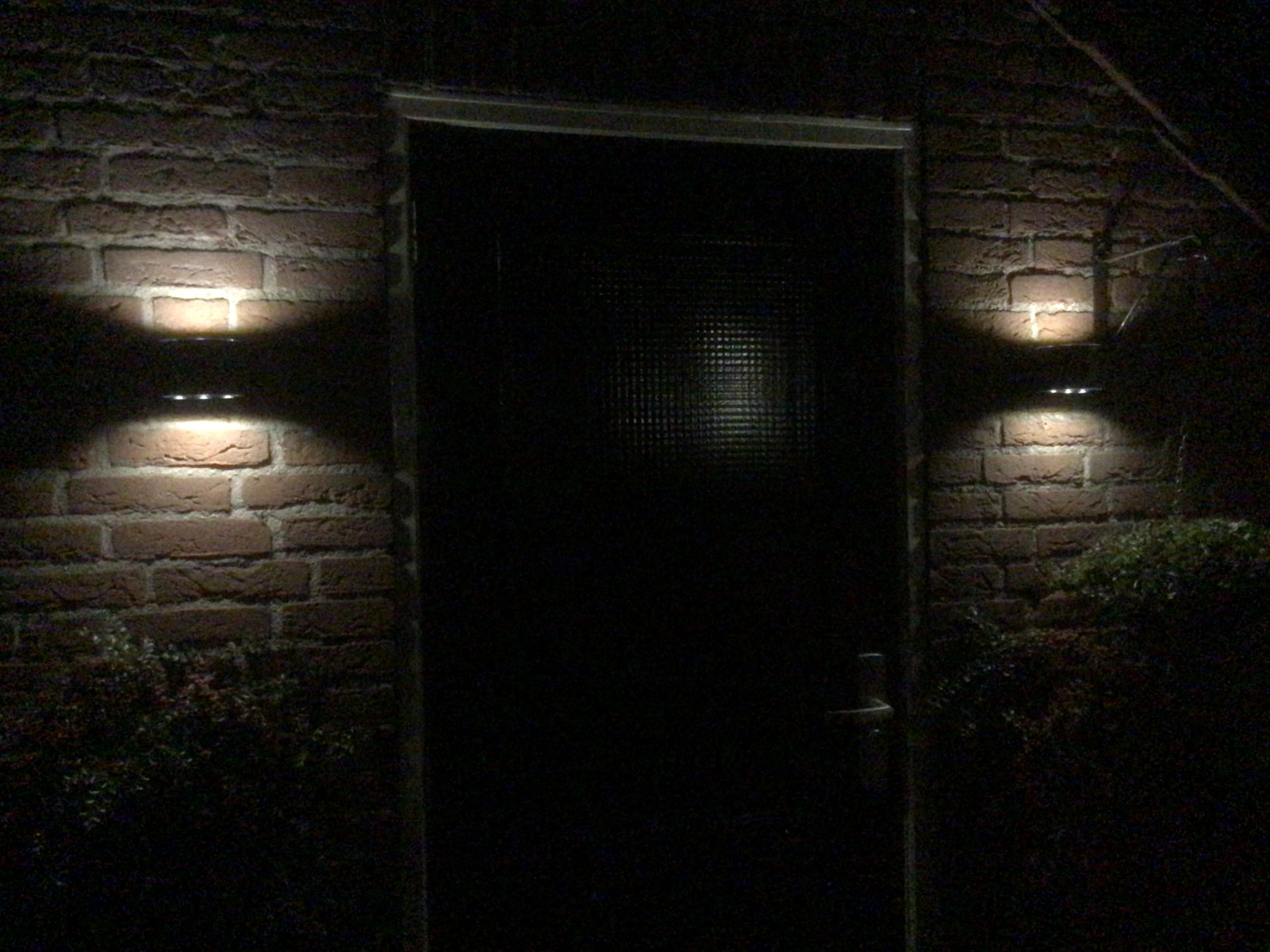 Solar LED wandlamp up downlight Emme rond