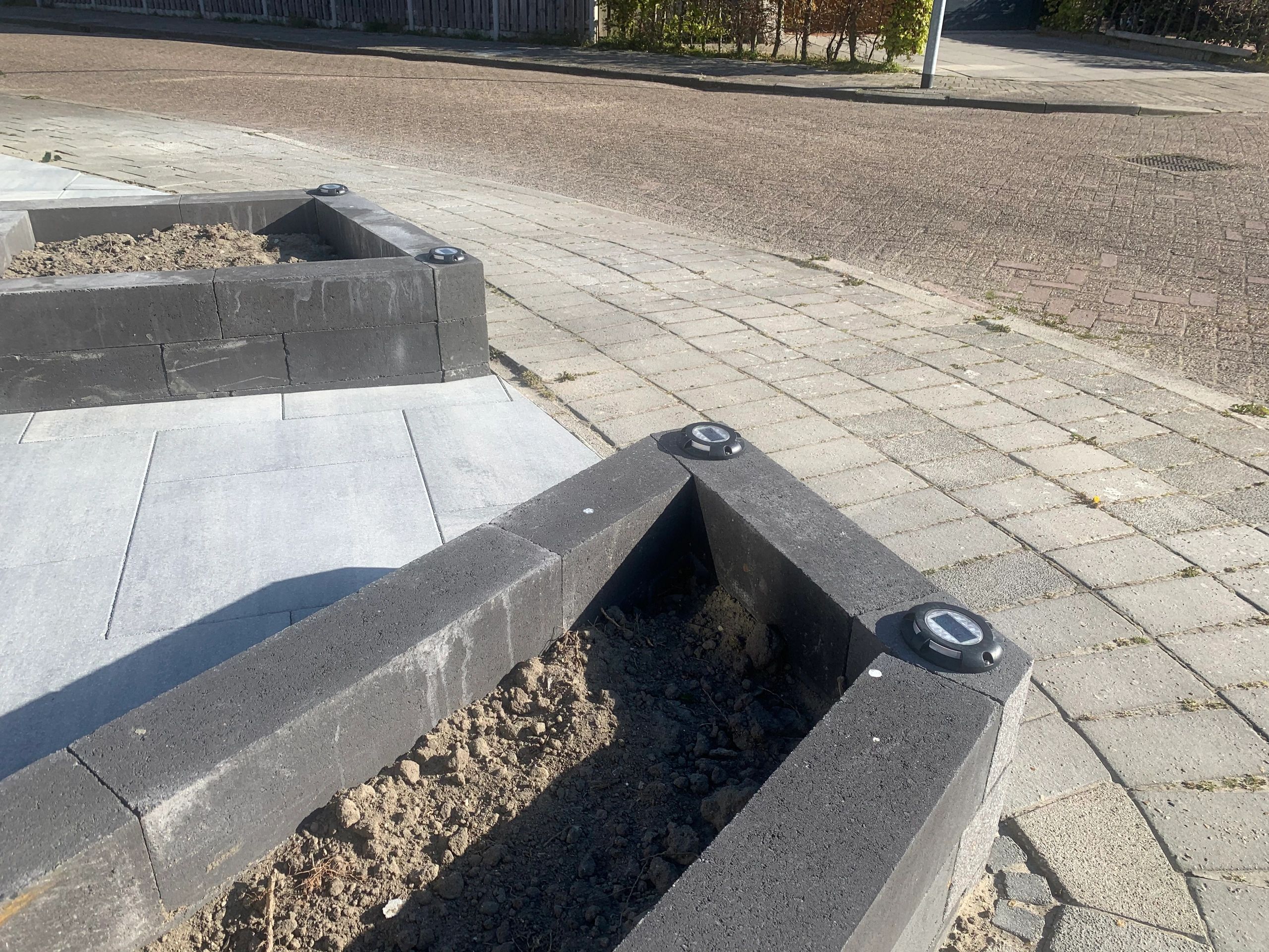 Solar grondspot Shield zwart op zonne energie voordeelset van 6 stuks