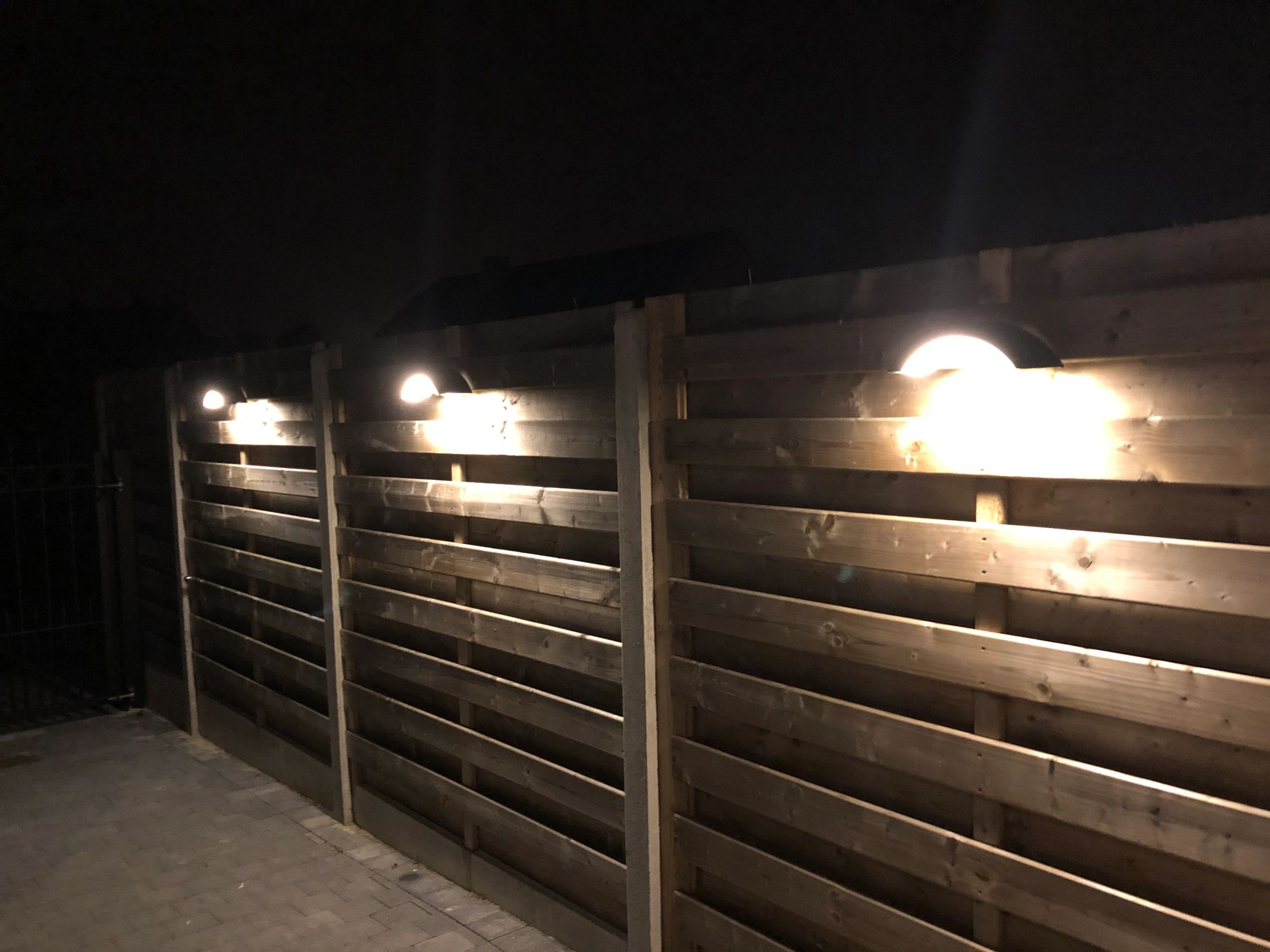 Solar wandlamp Ufo II met bewegingsmelder buitenlamp op zonne energie