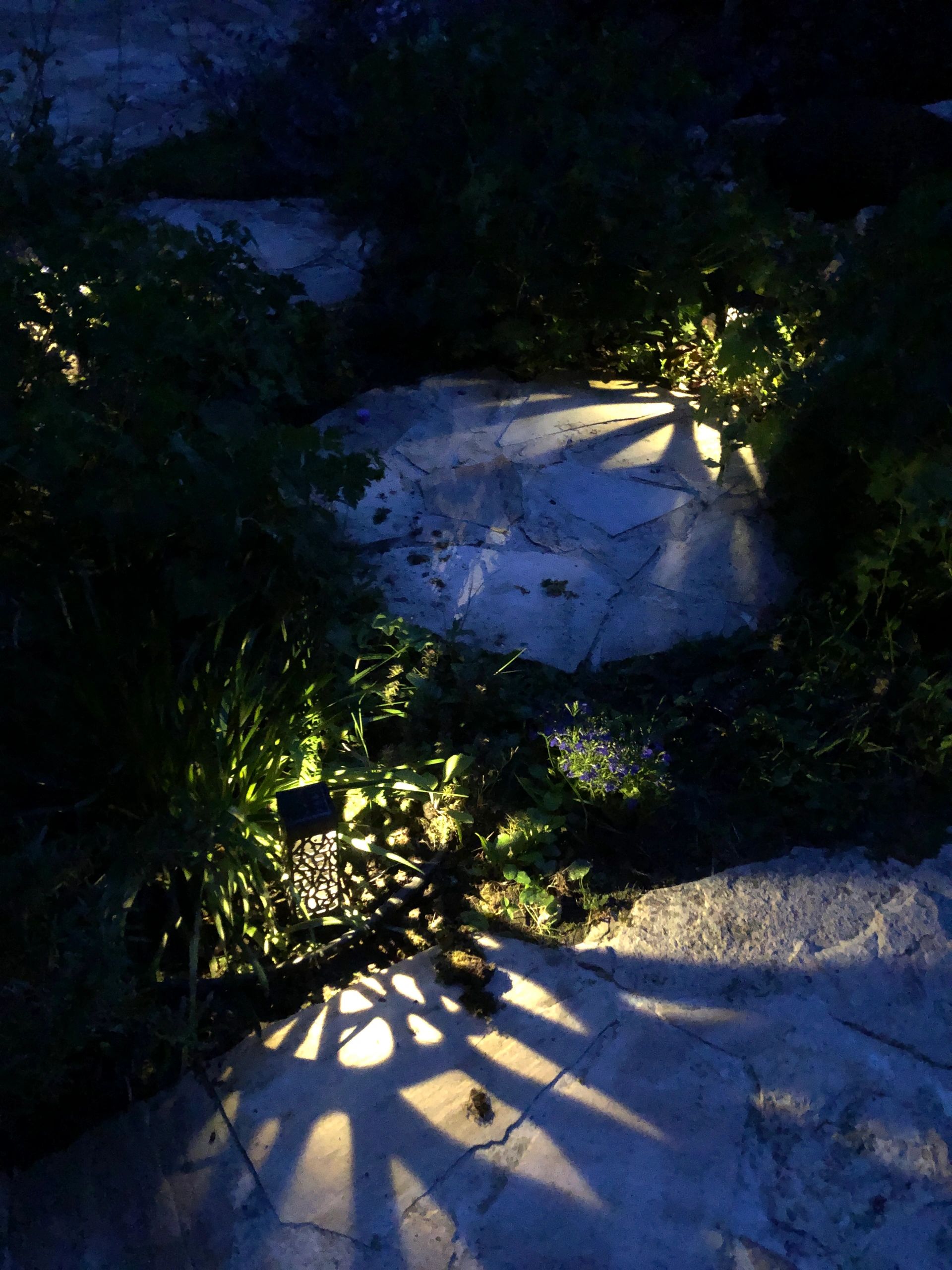 Solar priklamp Bogey met warm wit licht set van 2