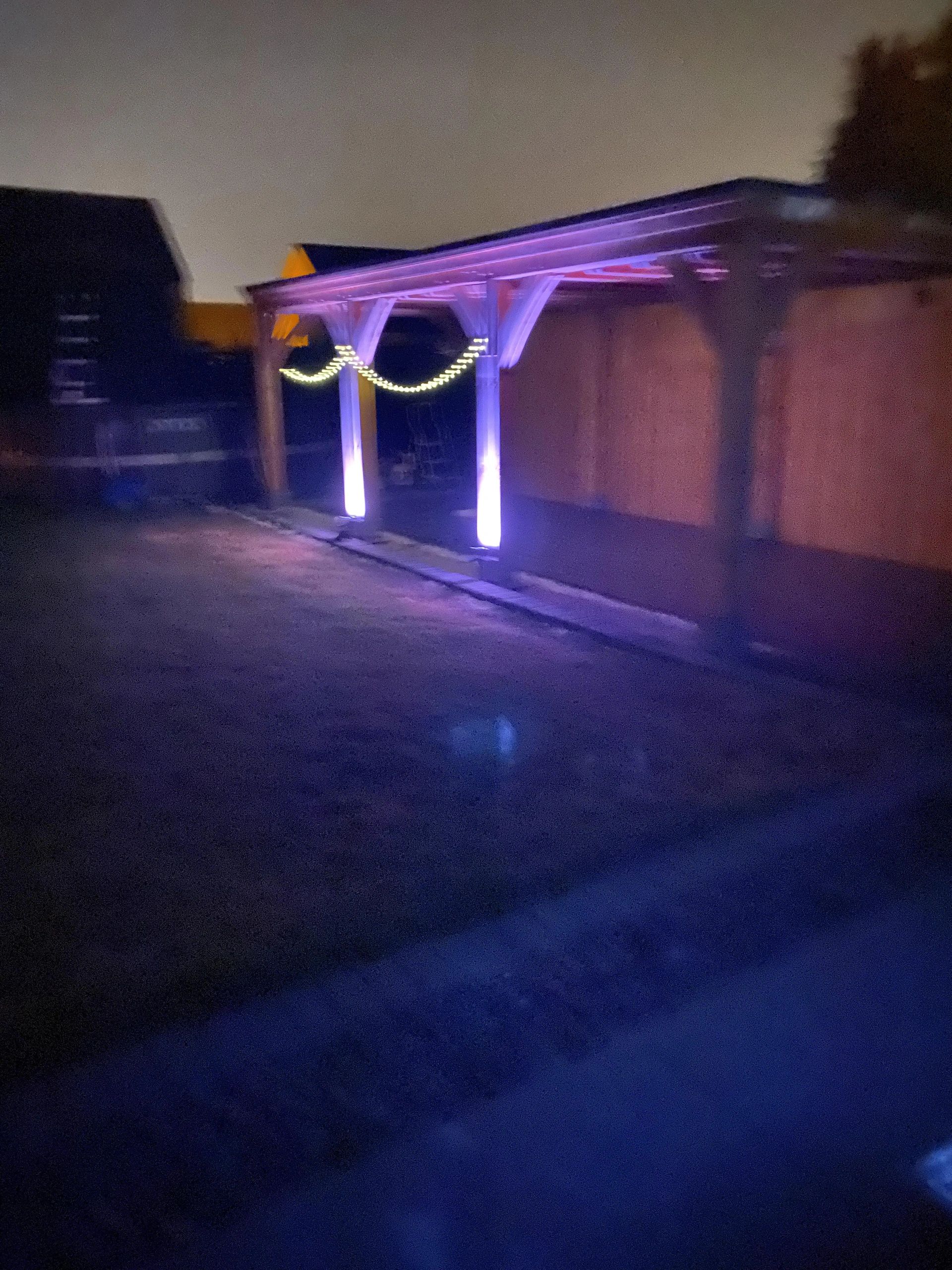 Solar tuinspots Double Twins met 4 slimme RGB spots en los zonnepaneel - Bedienen via de Smart Life app