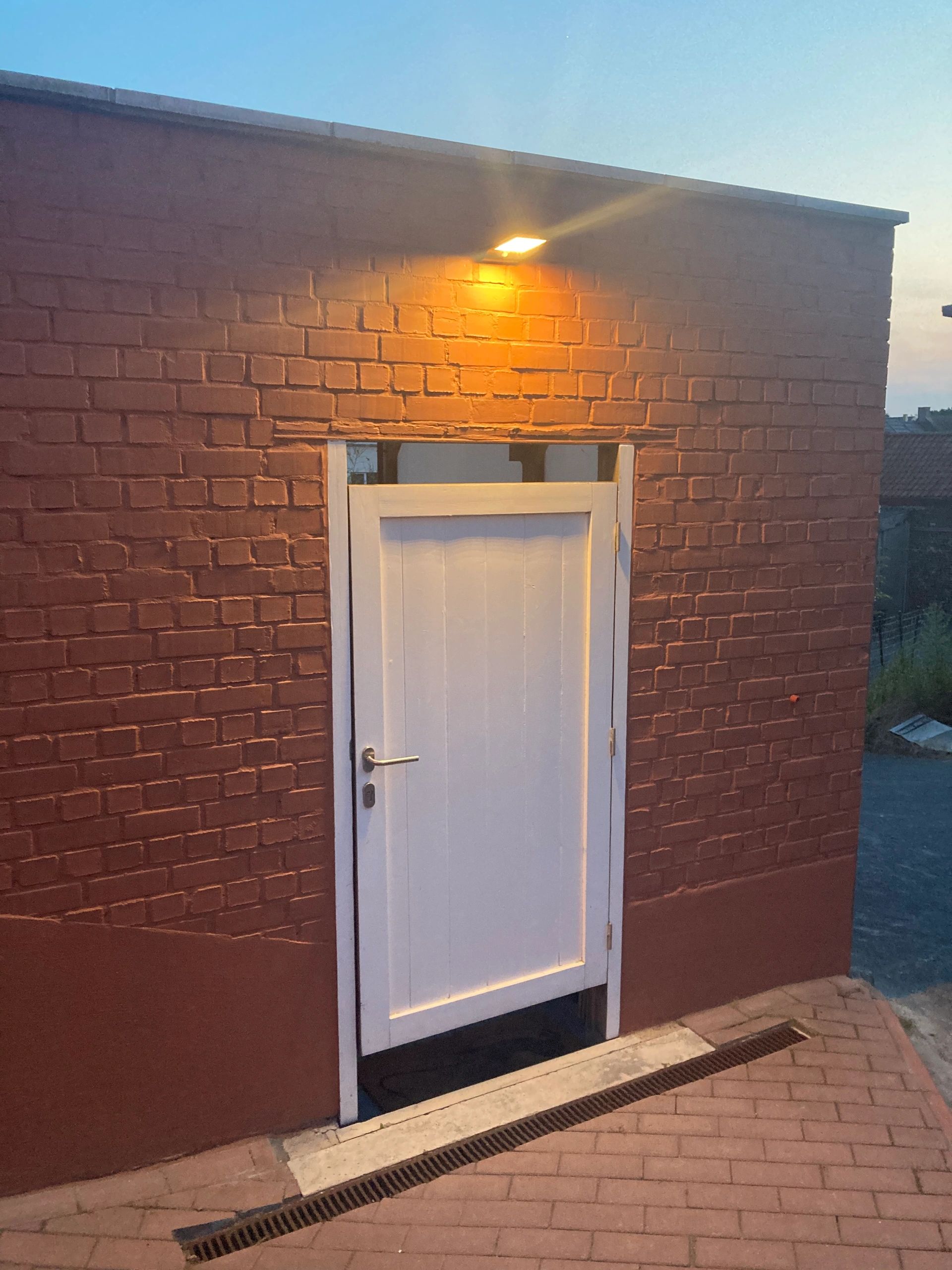 Solar wandlamp Slim met 36 leds en bewegingsmelder Zwart op zonne energie