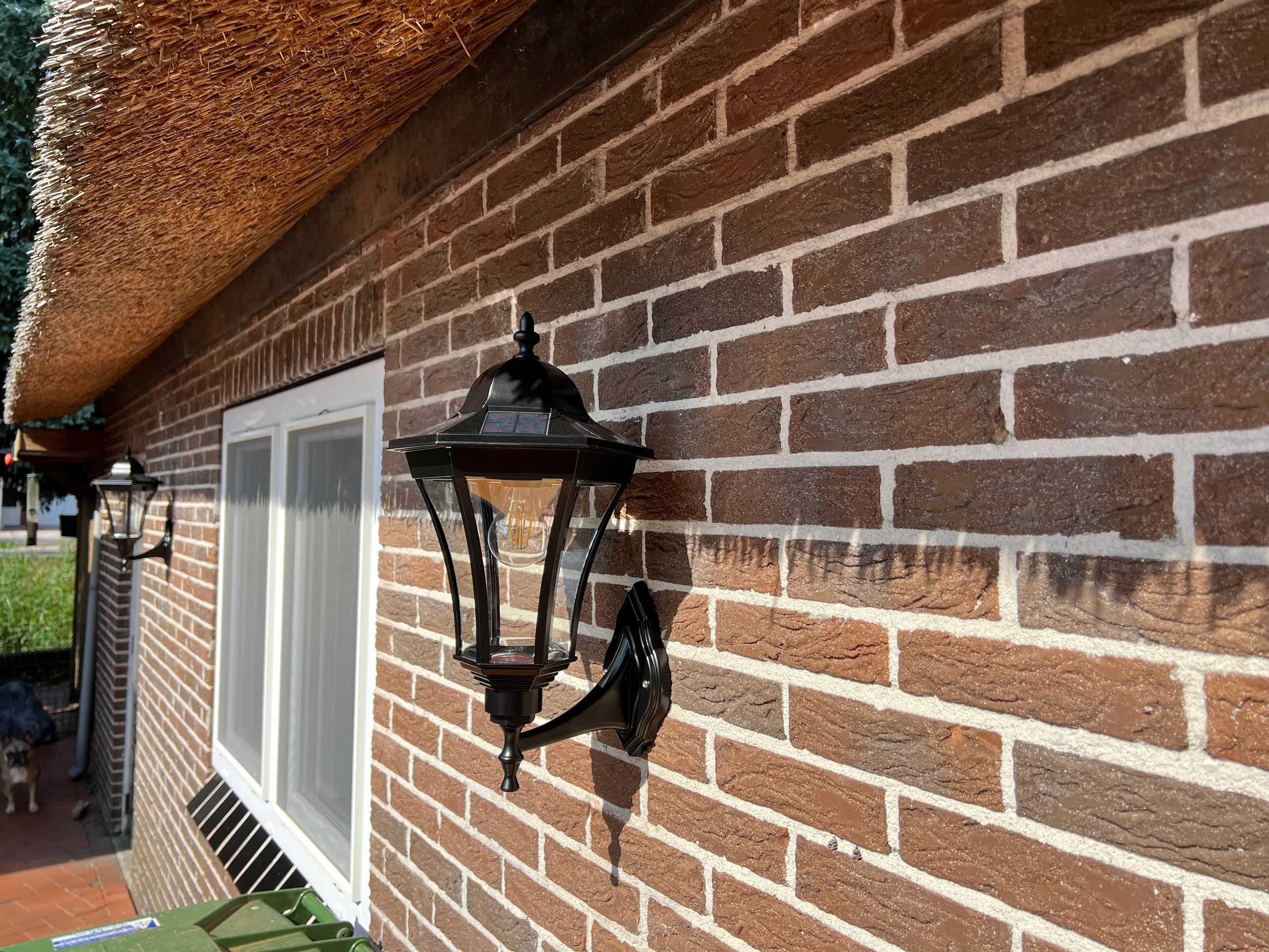 Solar buitenlamp Sheffield wandlamp op zonne energie