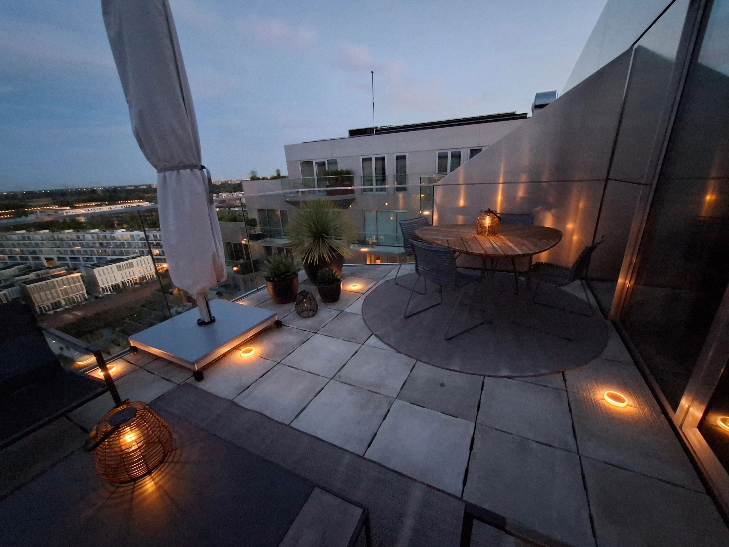 Solar grondspot Round op zonne energie voordeelset van 4 stuks