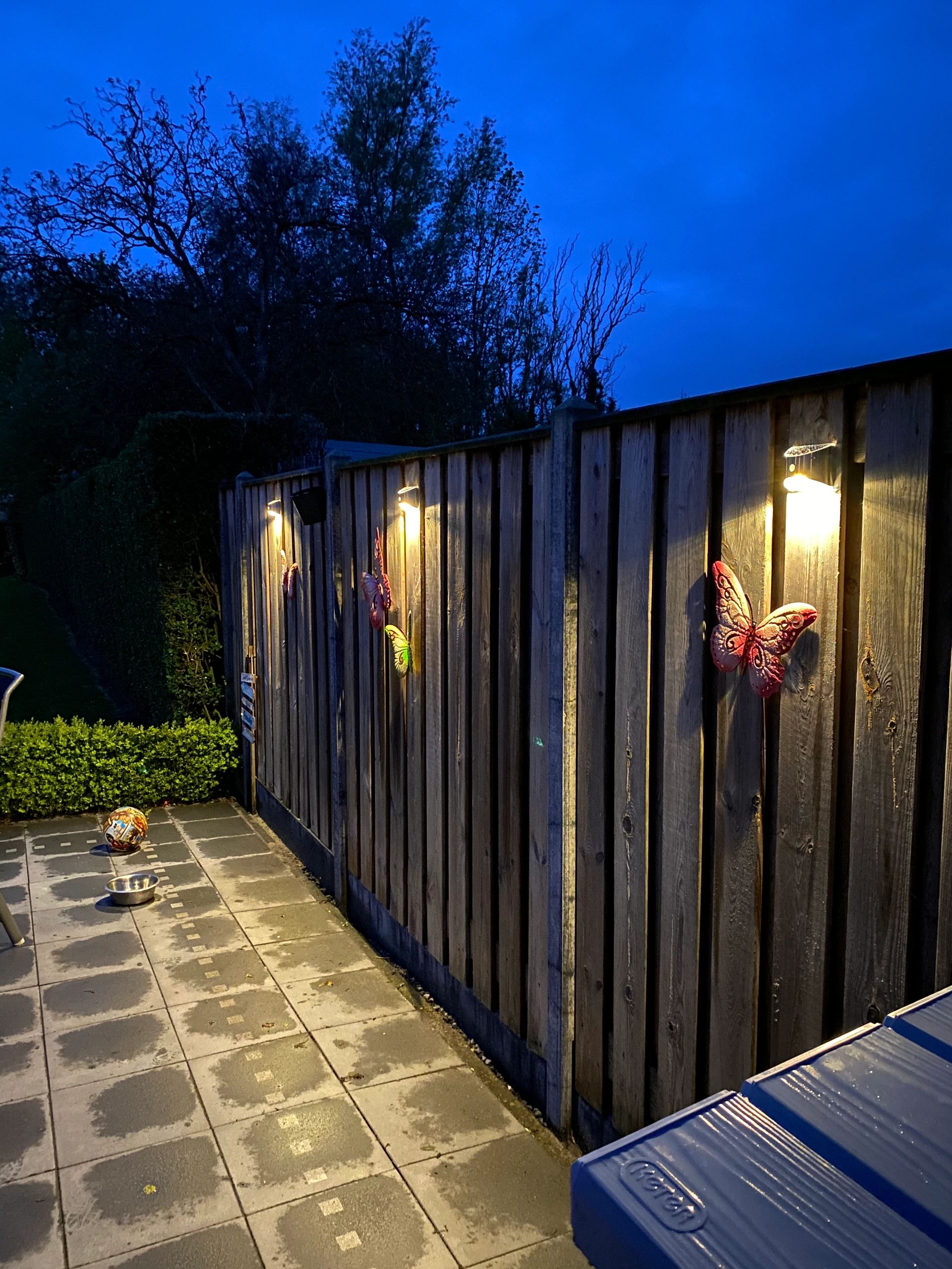 Solar wandlamp Flint RVS met bewegingsmelder op zonne energie