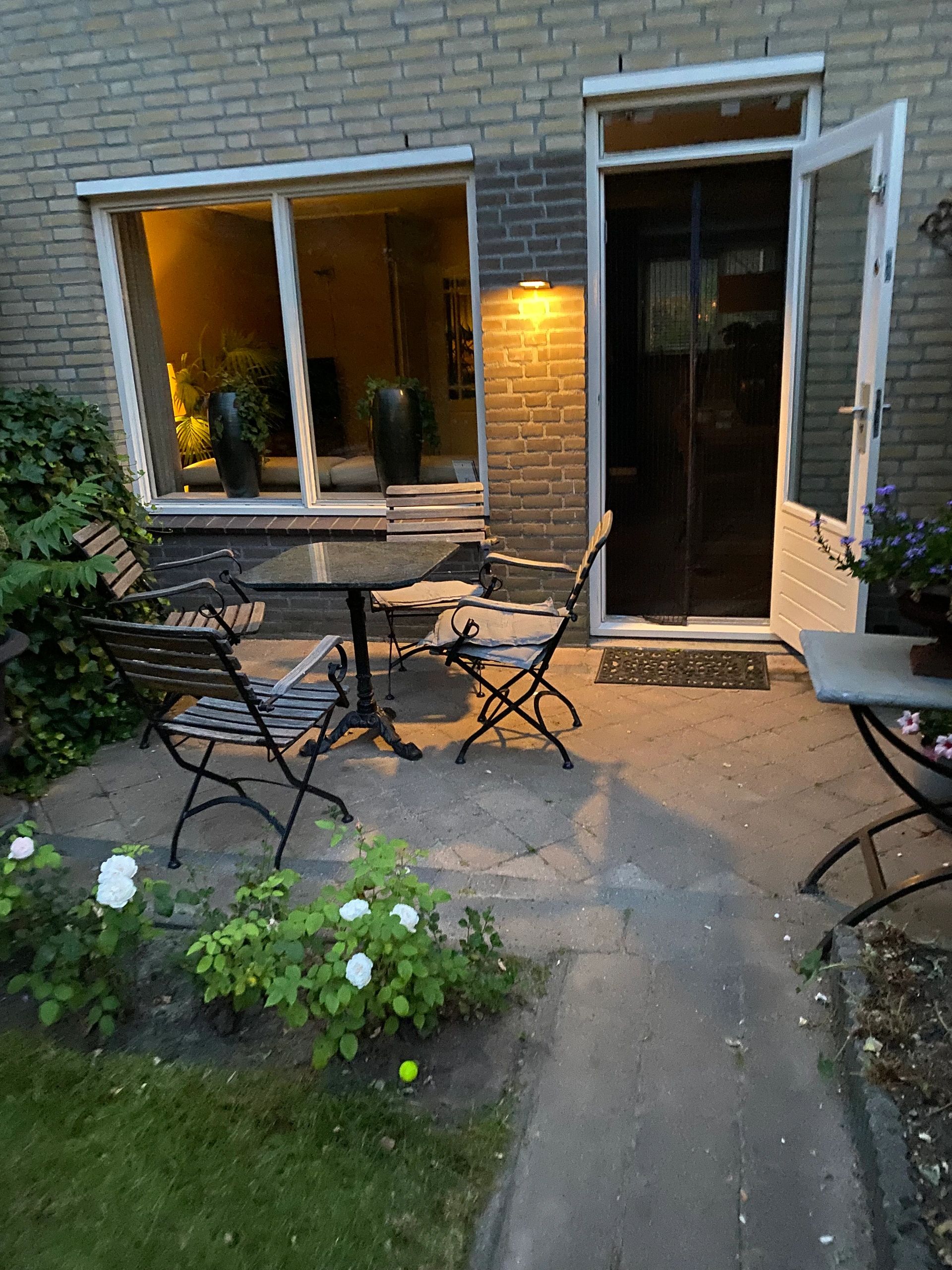 Solar wandlamp Slim met 36 leds en bewegingsmelder Zwart op zonne energie