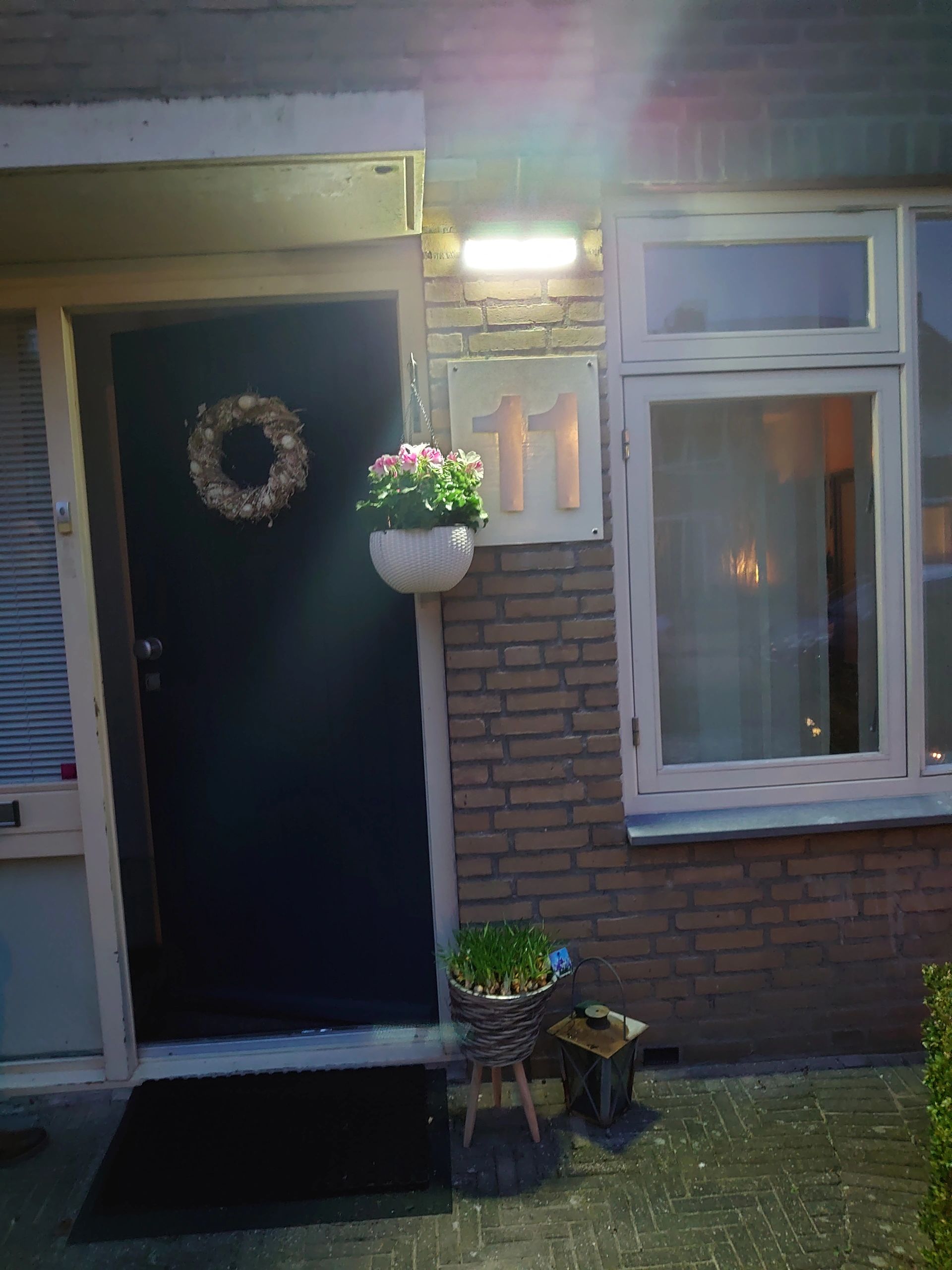 Solar wandlamp Trival met bewegingssensor