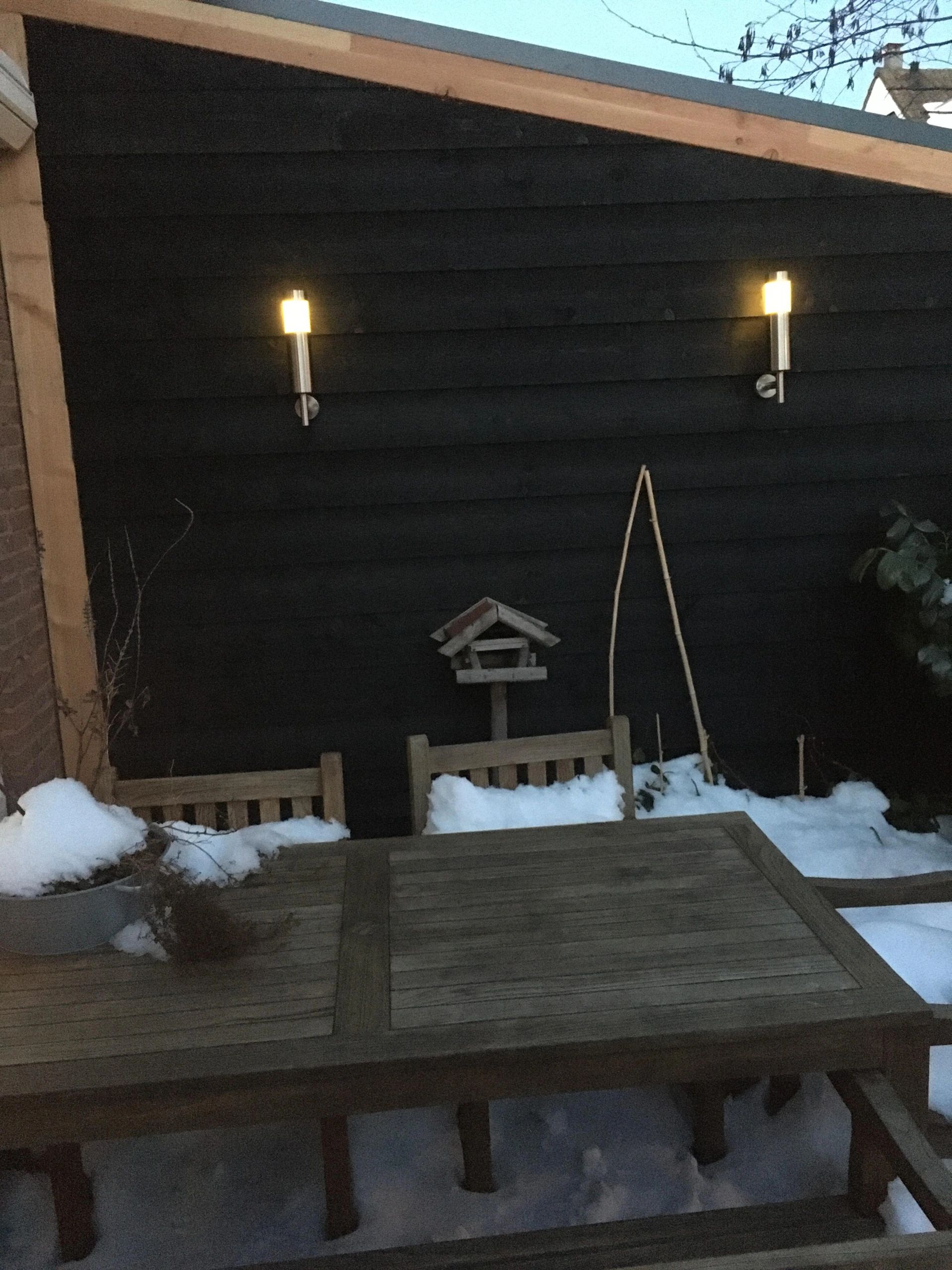 Solar wandlamp Lucifer RVS op zonne energie - Voordeelset 4 stuks