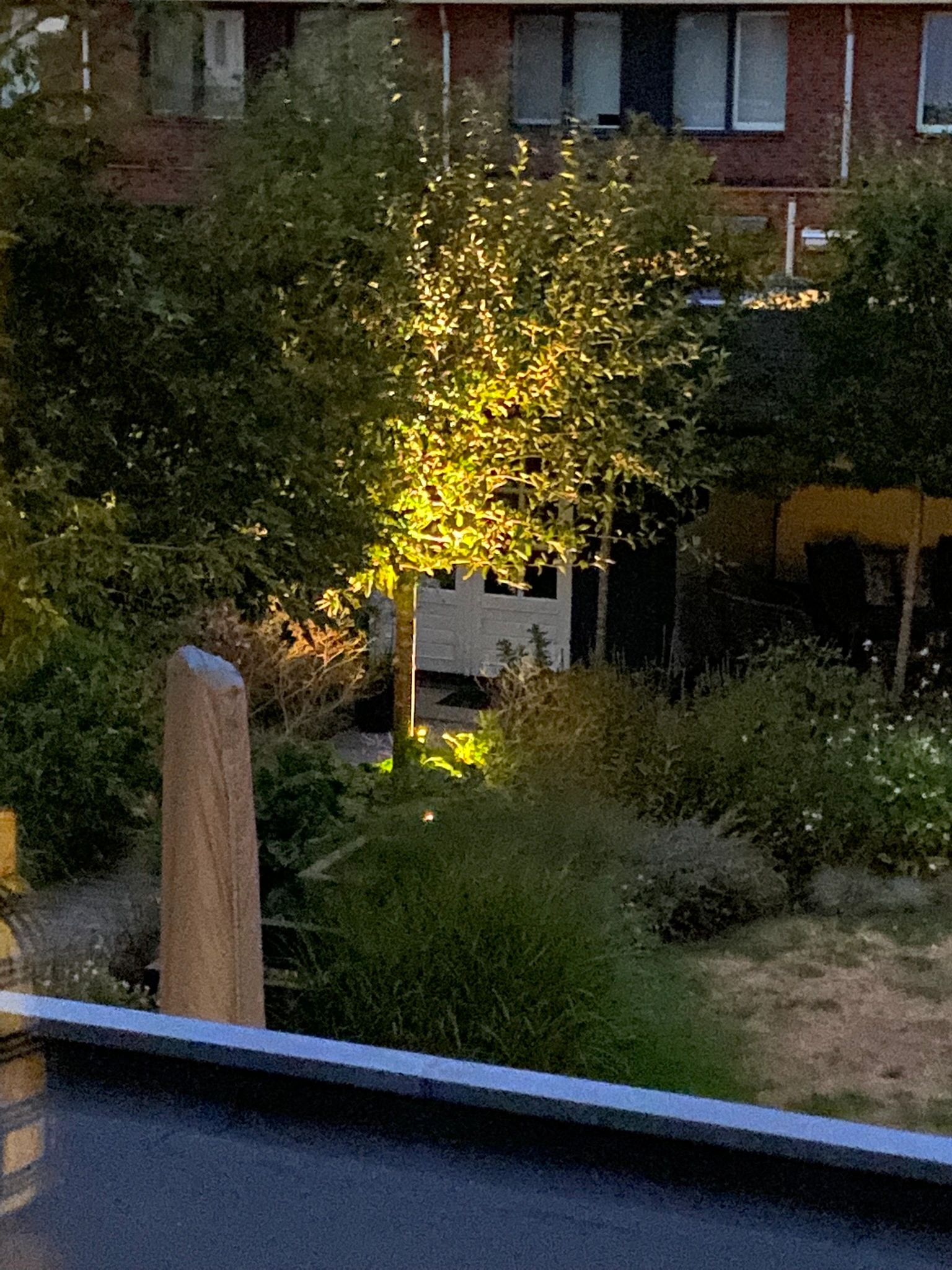 Solar spot Accent met grondspies warm wit