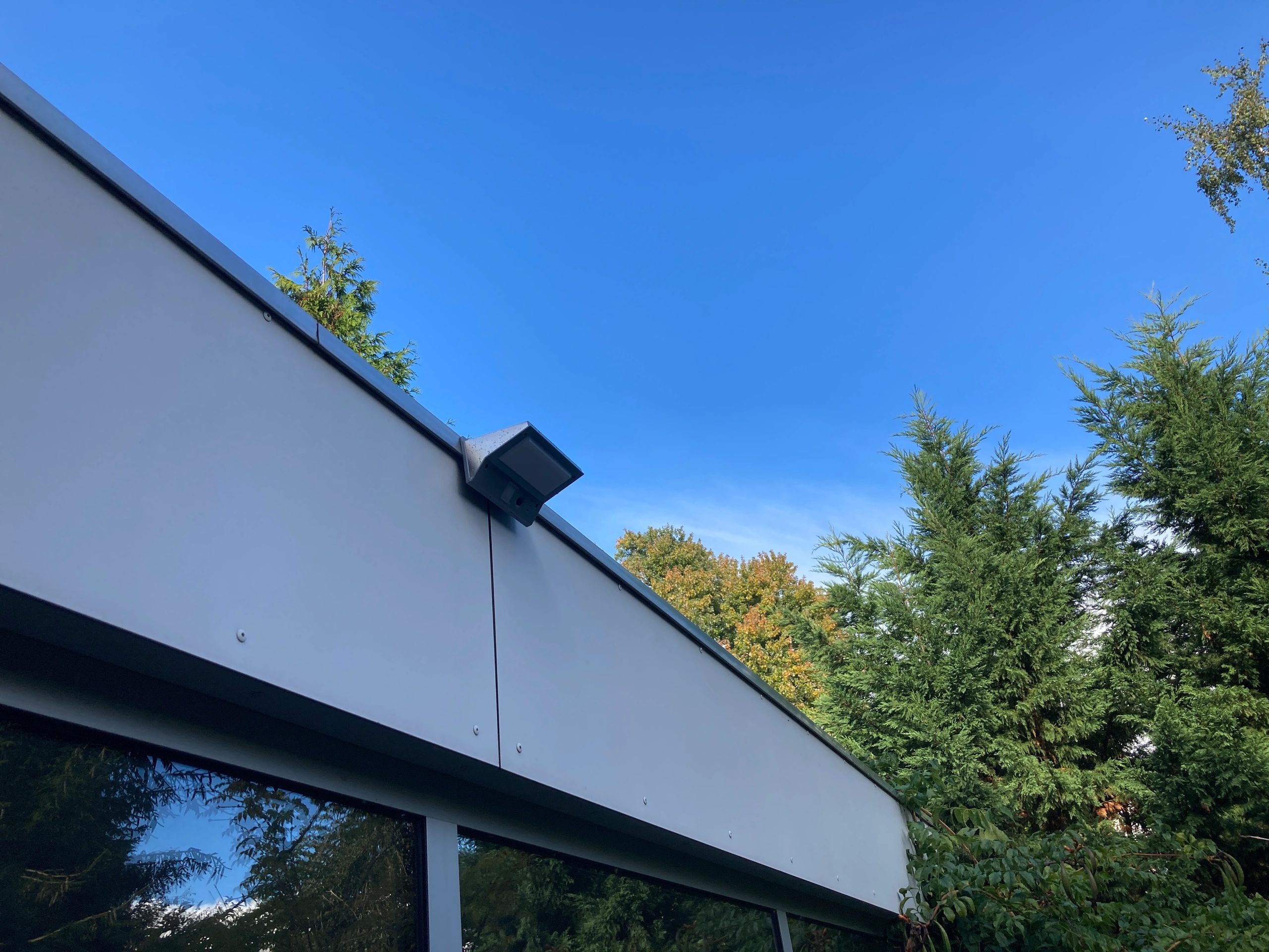 Solar wandlamp Stuttgart met 21 leds en bewegingsmelder RVS op zonne-energie