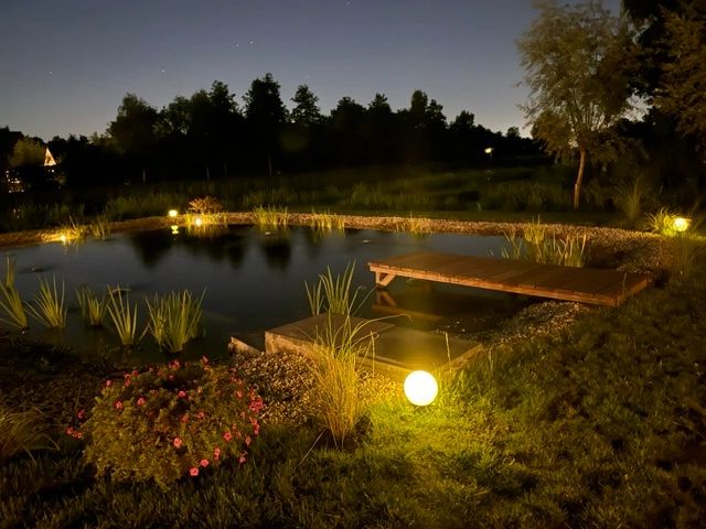 Solarlamp Float - Drijvende vijverlamp en priklamp in één - Warm wit licht - 3 stuks
