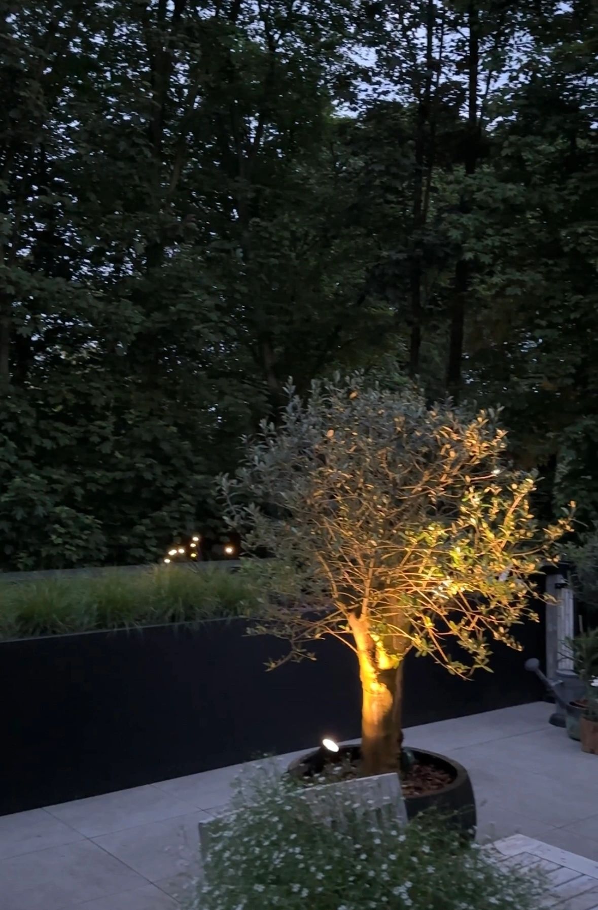 Solar spot Accent met grondspies warm wit