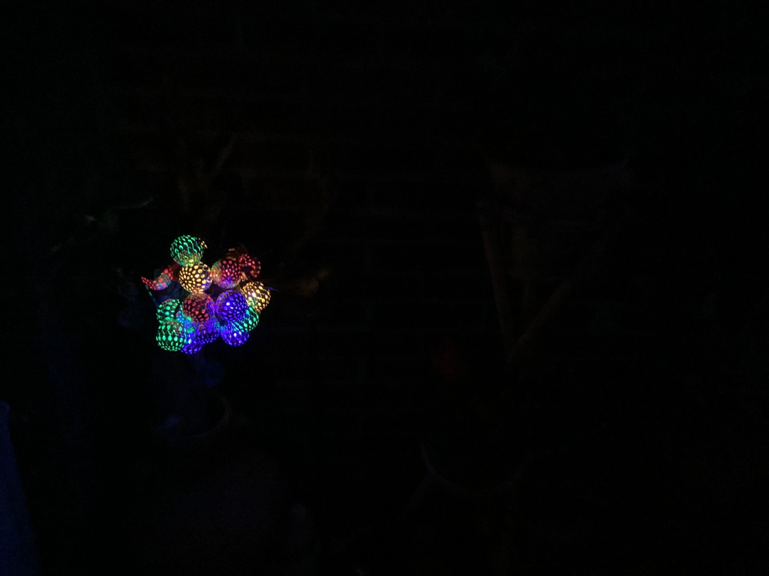 Solar lichtslinger Marrakech met 20 multicolor led lampen