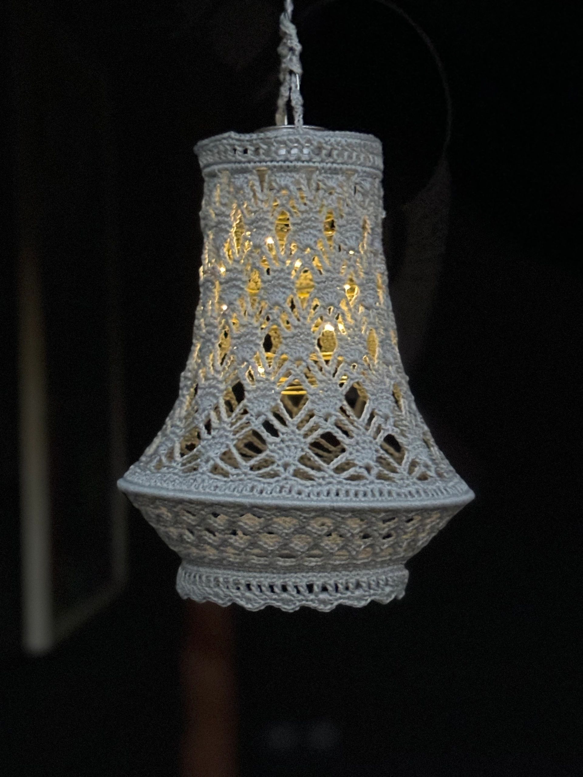 Solar LED hanglamp Fiesta Yellow op zonne energie - Set van 3