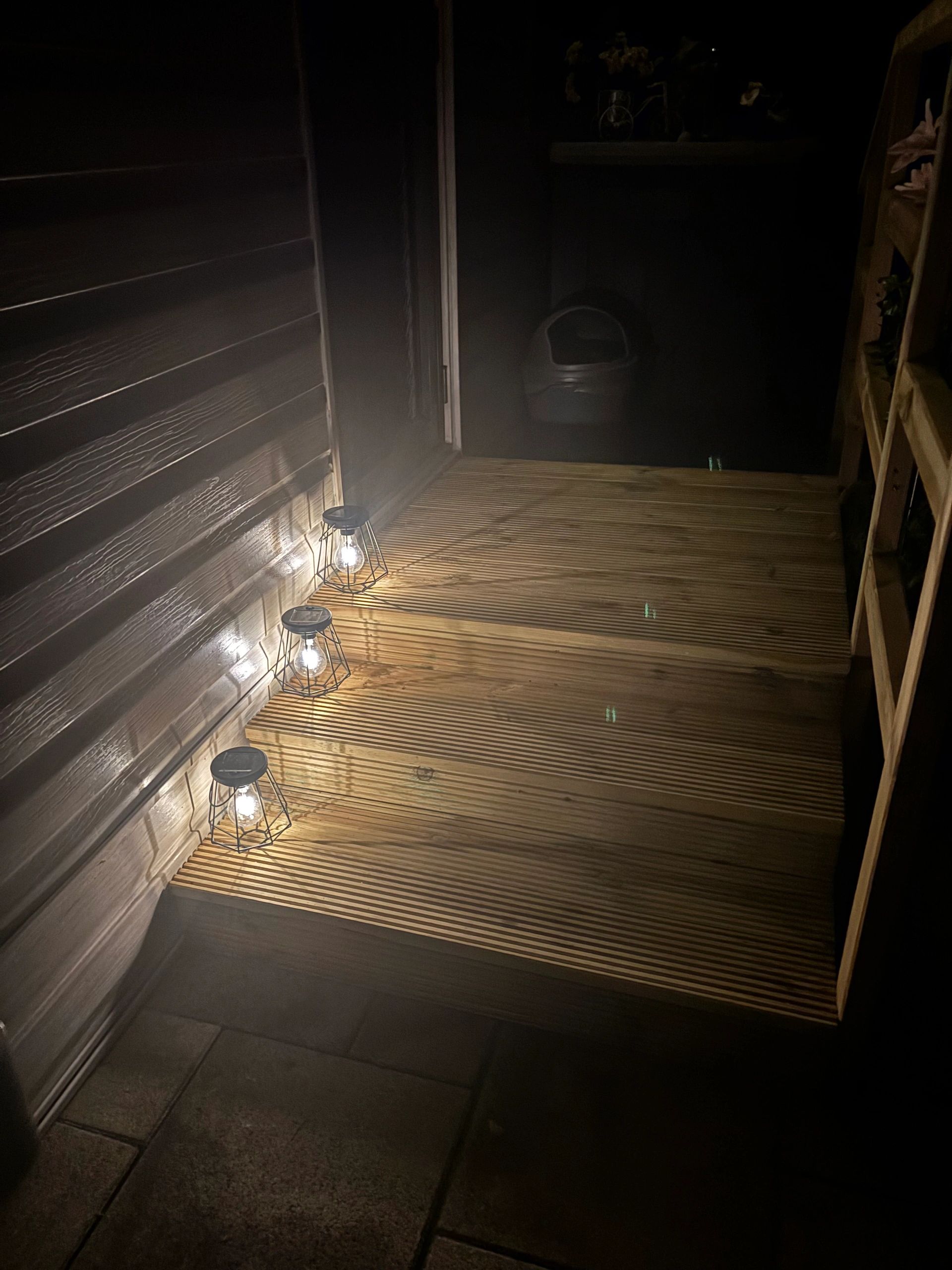 3 stuks Solar LED lamp Vogue zwarte buitenlamp op zonne energie